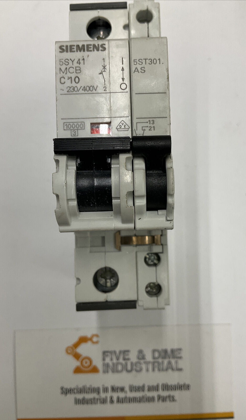 Siemens 5SY4110-7  Circuit Breaker w/ 5ST3010 Auxiliary Circuit Switch (BL226) - 0