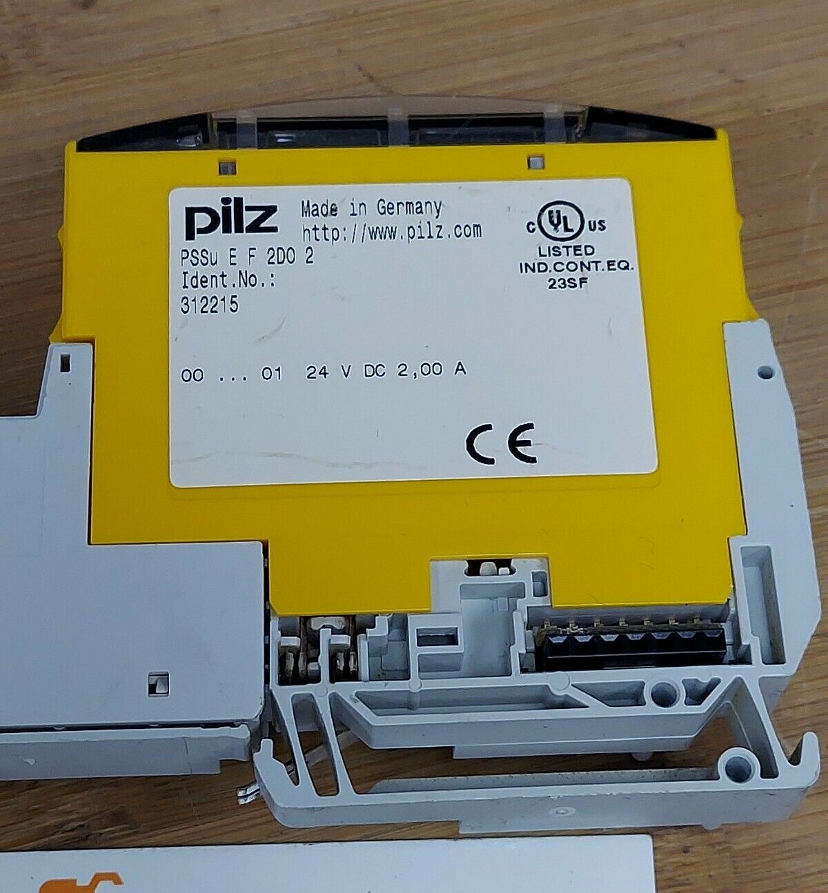 Pilz Module Support E F 2D0 2 Type: 312215 with Base (BL116)
