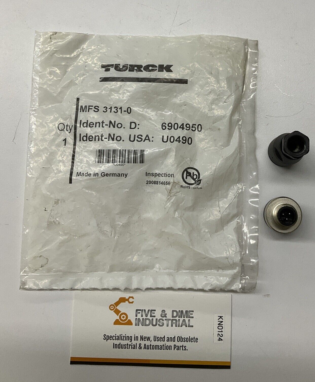 Turck MFS 3131-0 Male Connector (CL298)