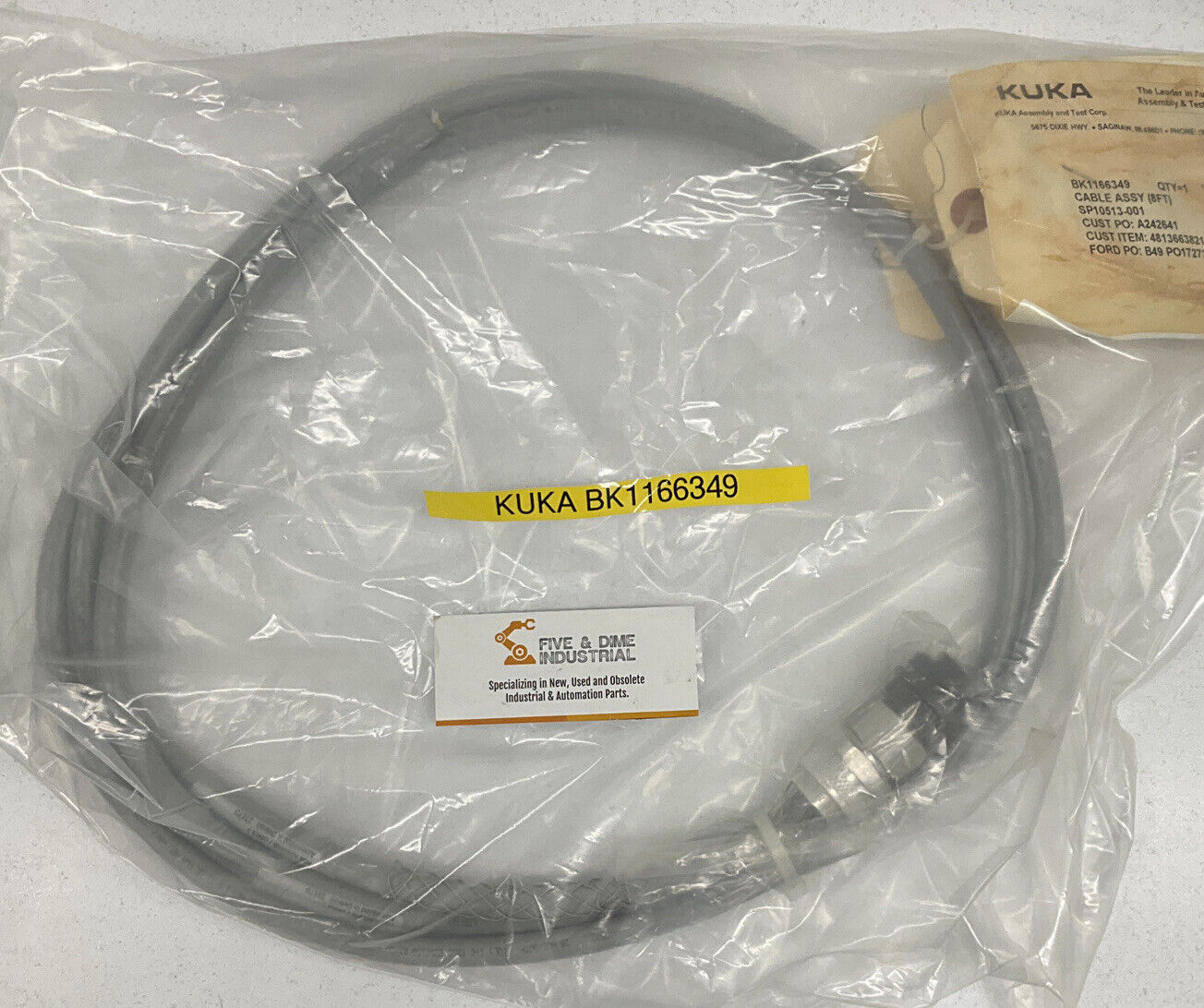 KUKA BK1166349 New Cable Assembly 8FT (CBL126)