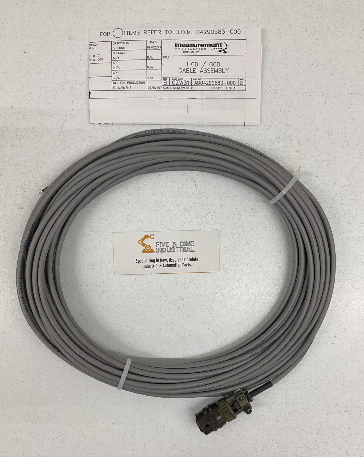Measurement Specialties 04290583-000 Sensor Cables  (CL270) - 0