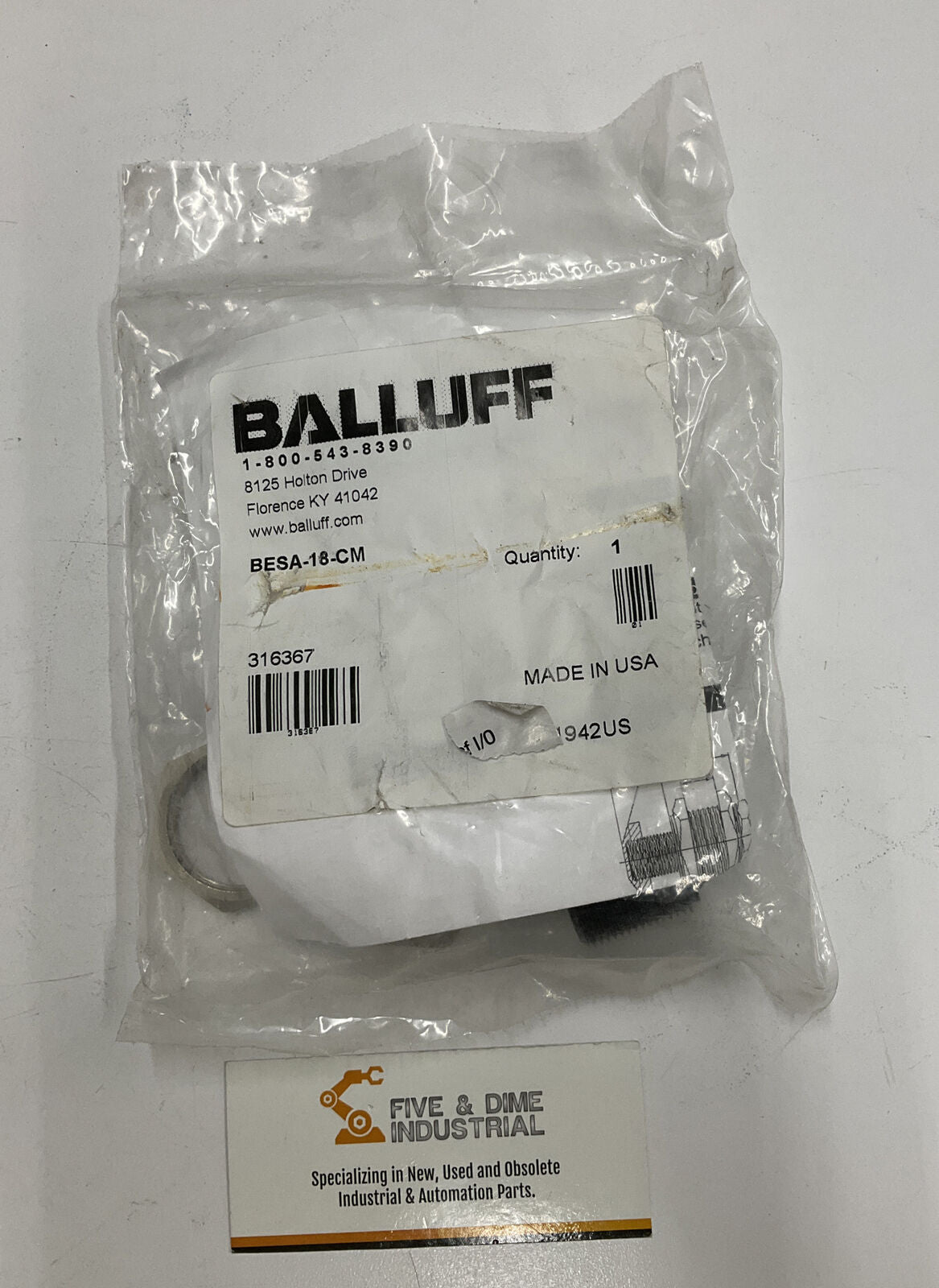 Balluff BESA-18-CM Cushion Mount for Proximity Switch Bracket (BL176)