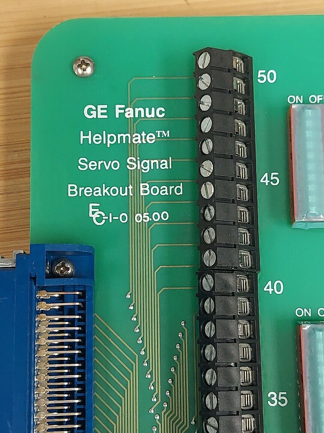 Fanuc 44A728128-G01 Helpmate Servo Signal Breakout Box (CB103) - 0