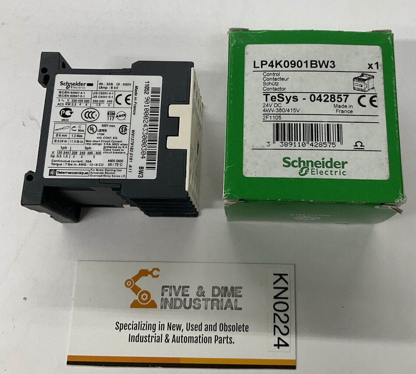 Schneider Electric LP4K0901BW3 24VDC Contactor (CL159)