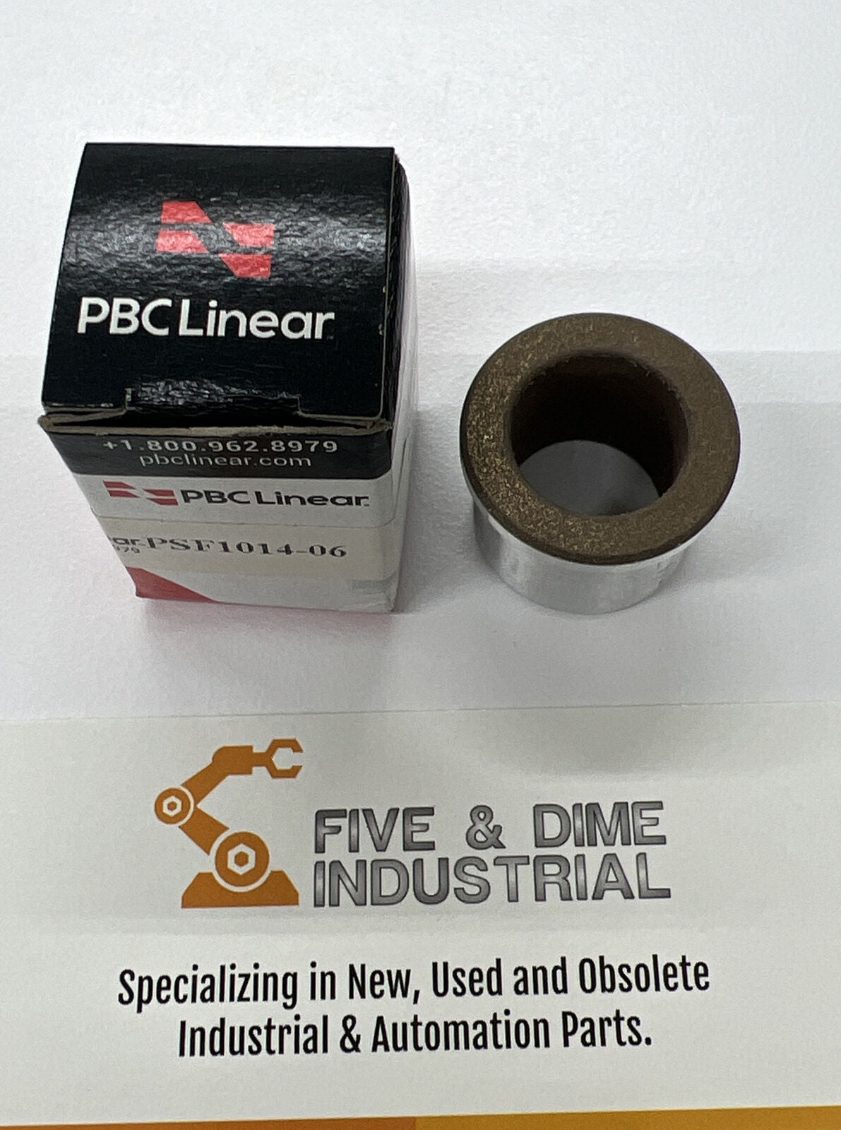 PBC Linear PSF1014-06 Flange Bearing Sleave 5/8" ID X 7/8" OD X 3/4" L  (YE203)