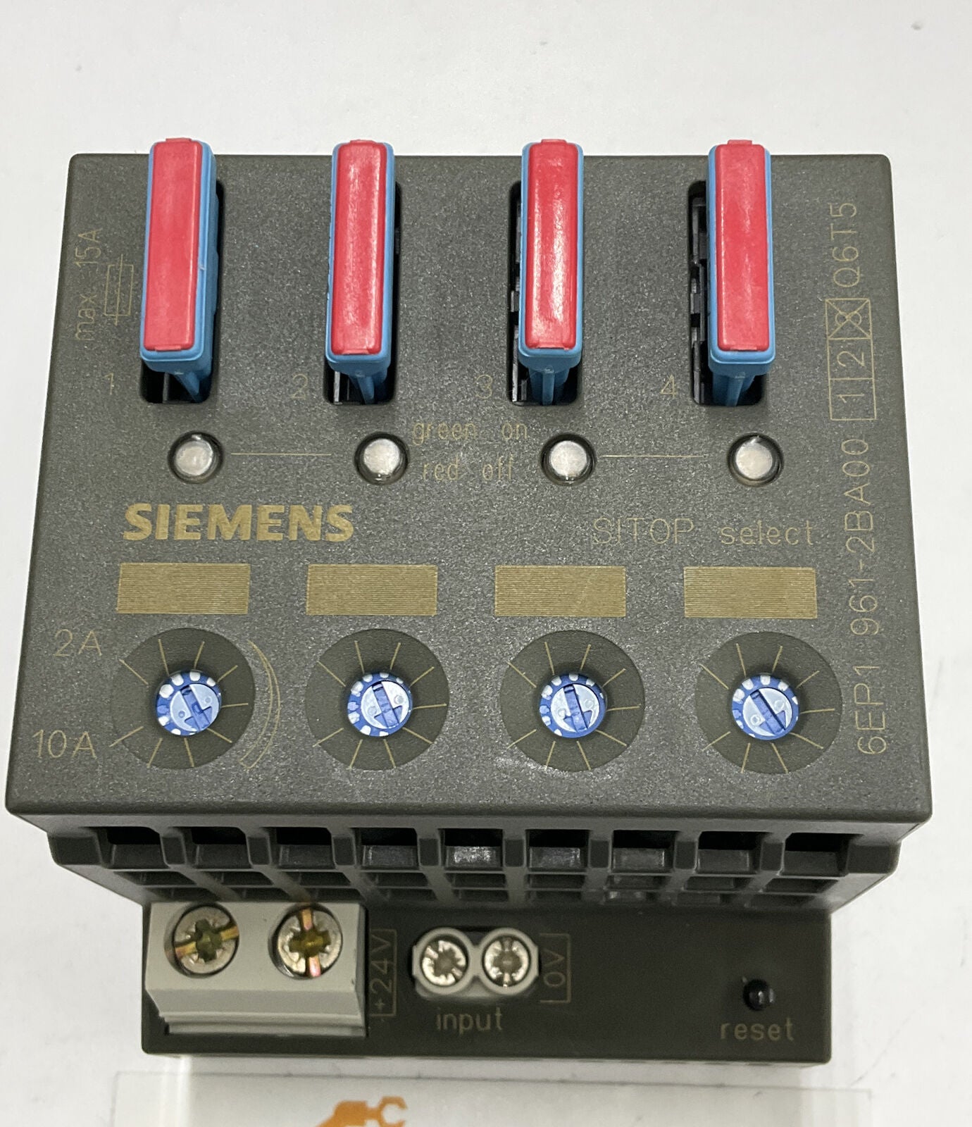 Siemens 6EP1 961-2BA00 SITOP Diagnosis Module 6EP19612BA00 24ADC / 40A (CL301) - 0