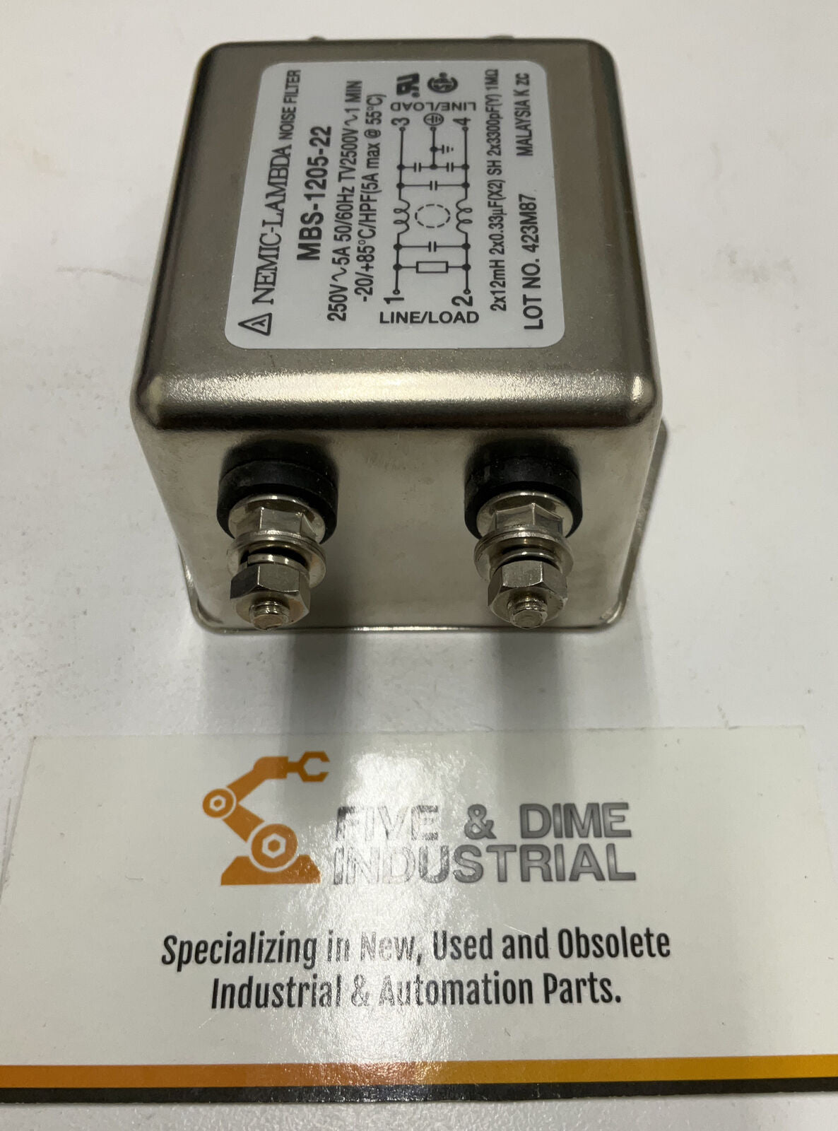 Nemic Lambda MBS-1205-22 Noise Filter 250V AC (RE104)