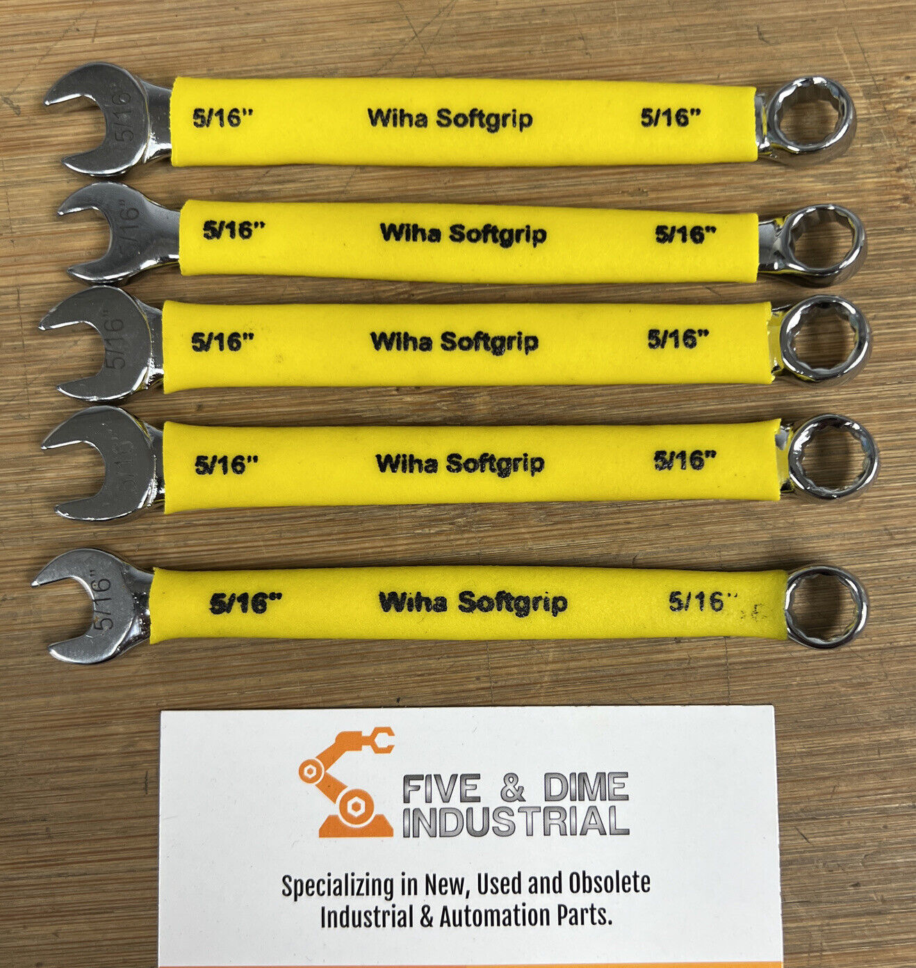 Wiha Softgrip Combination Wrench 5/16  Lot of 5   (BK110)