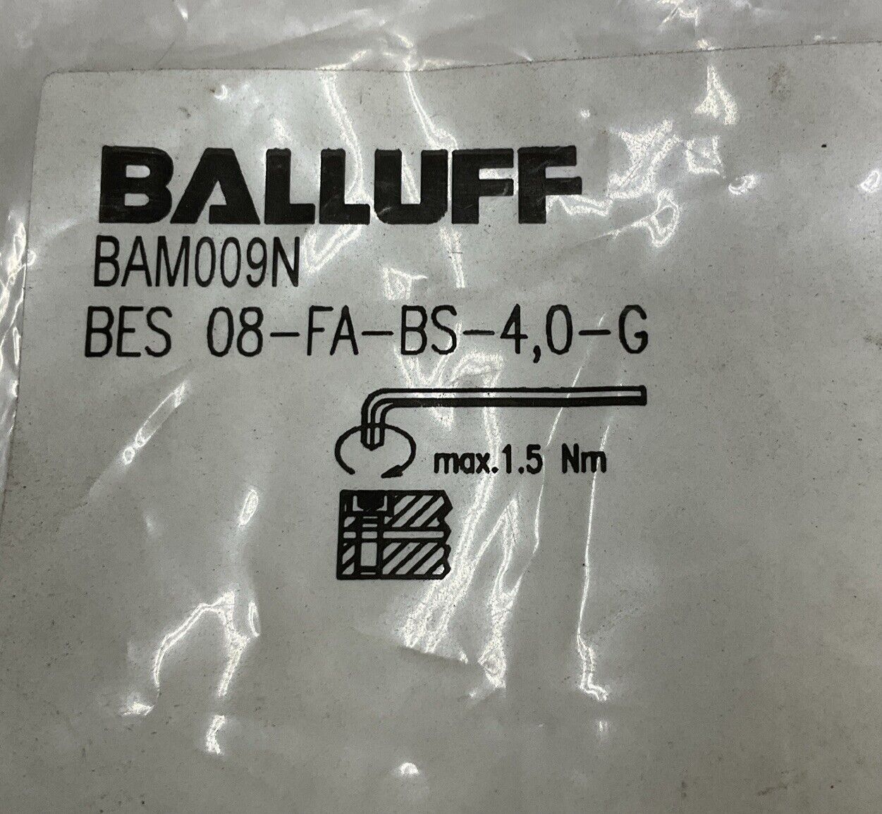 Balluff BAM009N Positive Stop for inductive Sensors Ø4 & BES M8 (BL179)