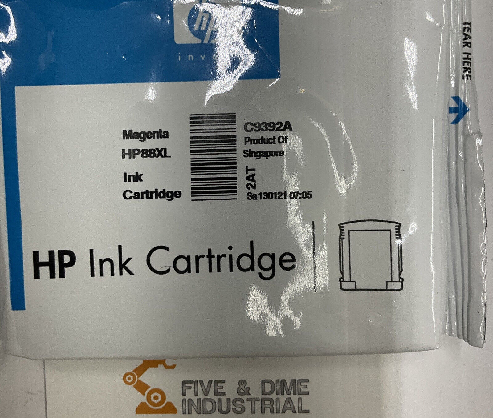 HP-88XL Magenta Genuine Ink Cartridges C9392A Lot of 2  for Officejet (RE131)