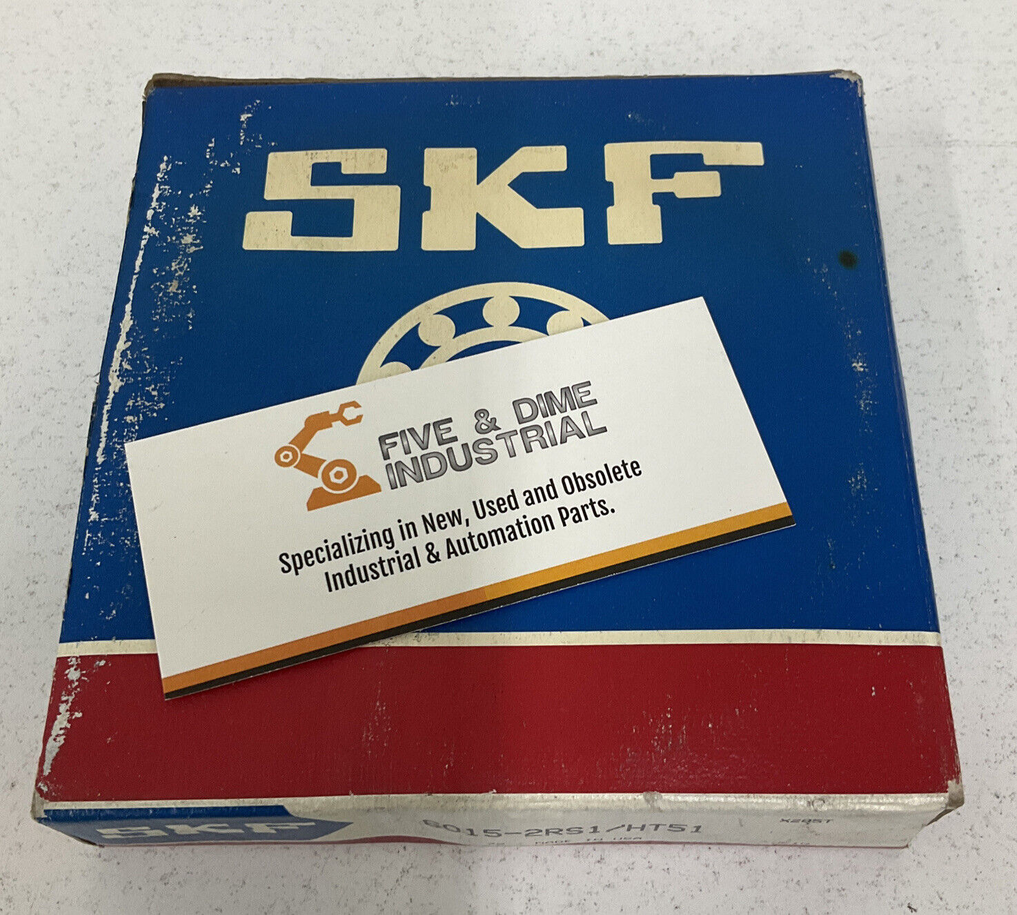 SKF 6015-2RS1/HT51 New Single Row Ball Sealed Bearing  75 X 115 X 10 mm (CL129)