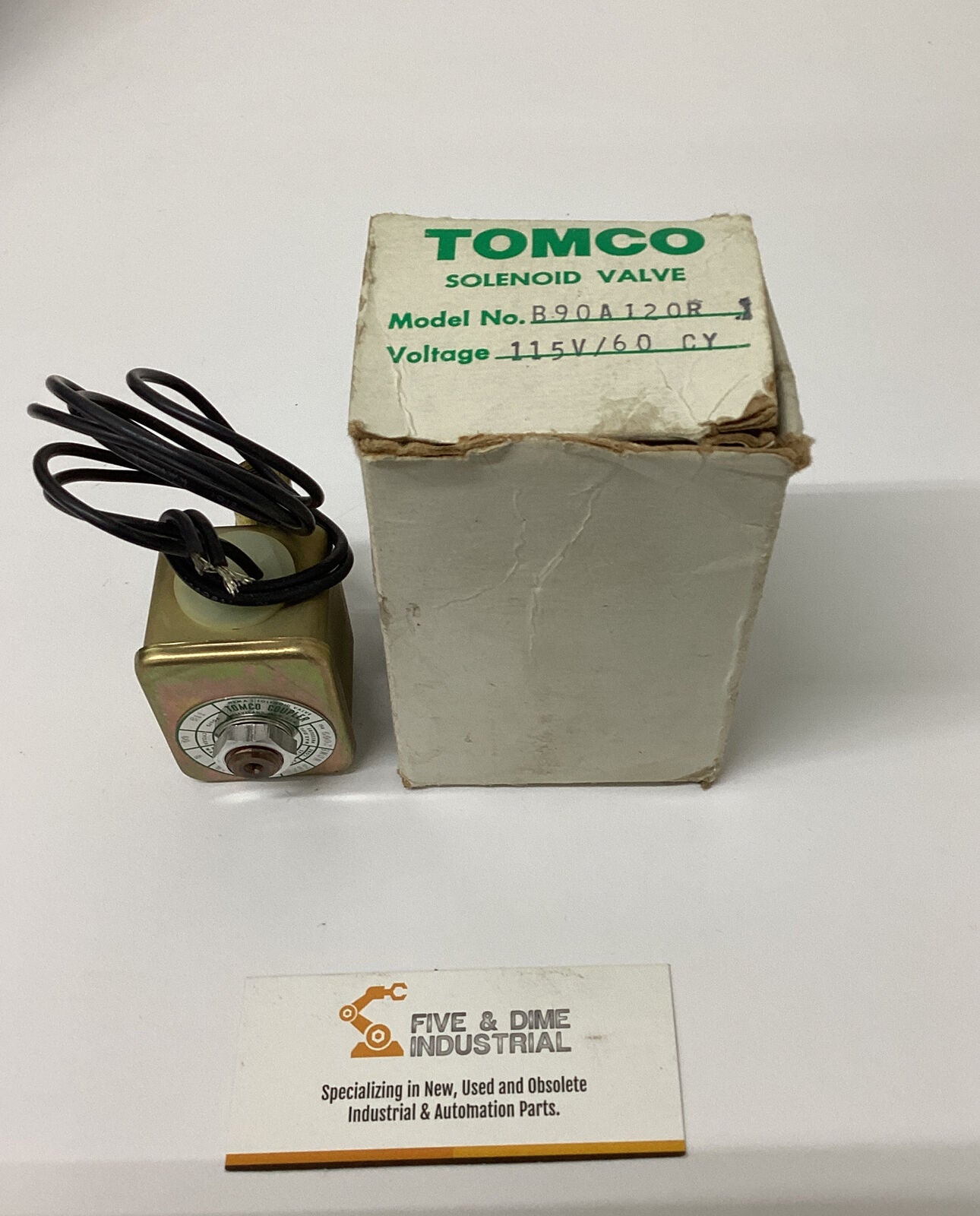Tomco  B90A120R New 2-way Solenoid Valve 115/60 (YE207)
