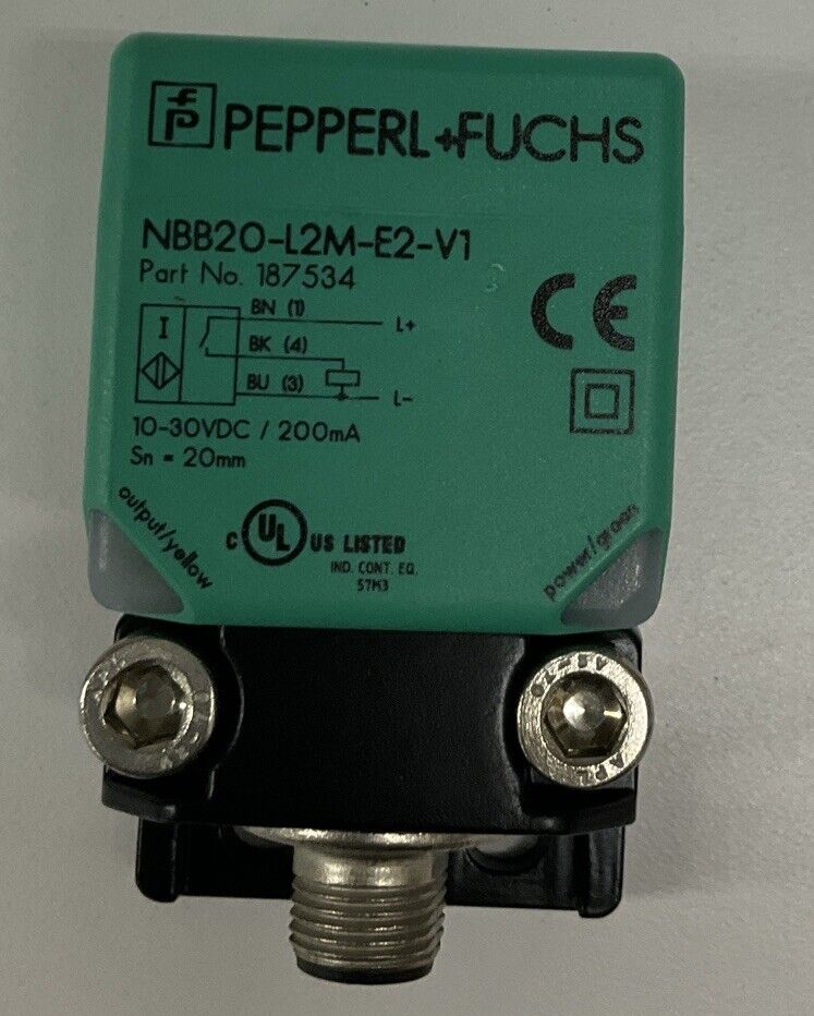 Pepperl Fuchs NBB20-L2M-E2-V1 Inductive Proximity Sensor (CL124) - 0
