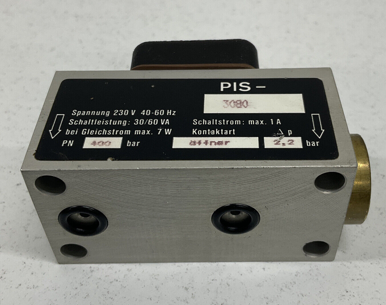 Mahle PIS 3080 Differential Pressure Indicator 2.2 - 400 Bar (YE144) - 0