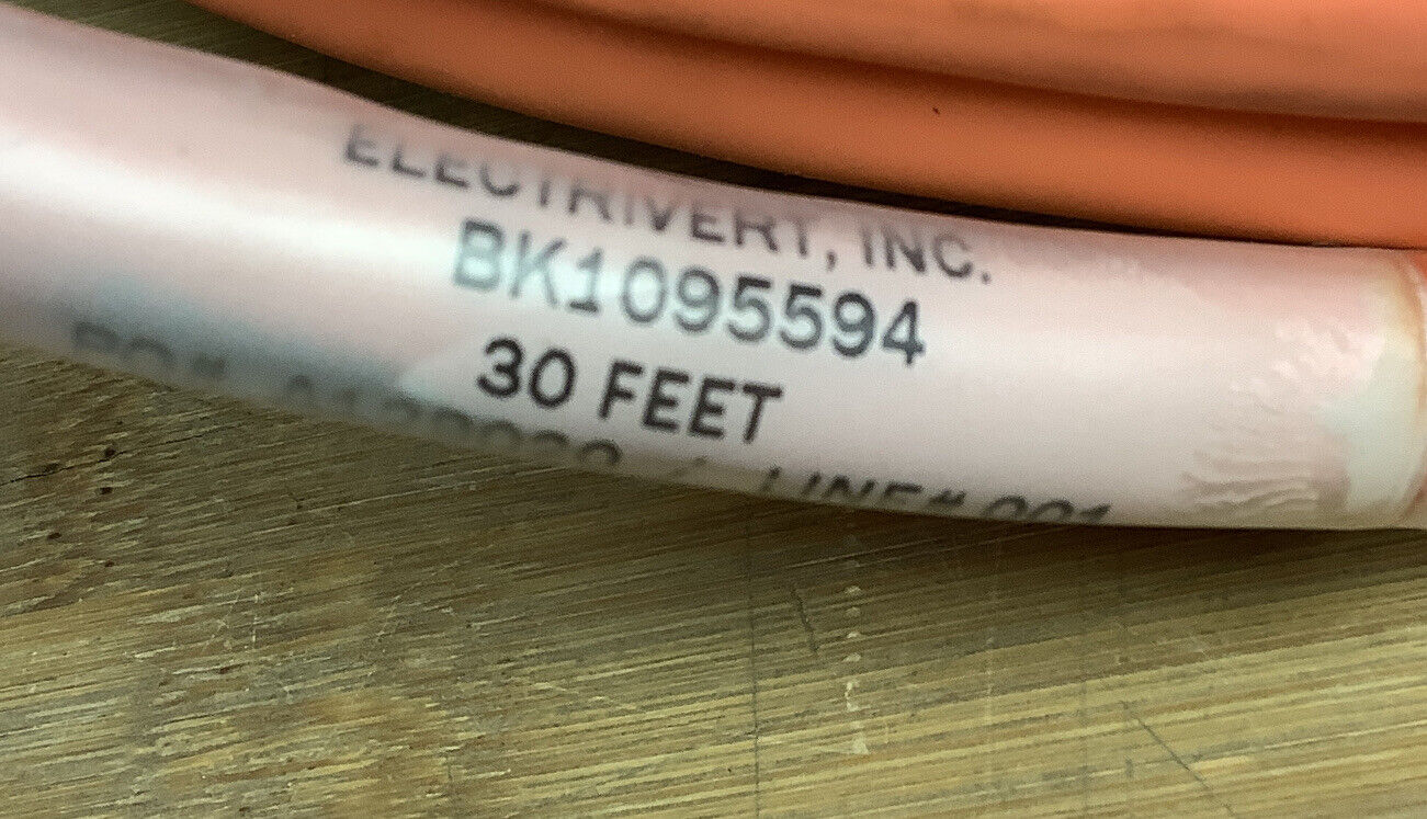 Electrivert  BK1095594 30ft Cable / Cordset (CBL114) - 0