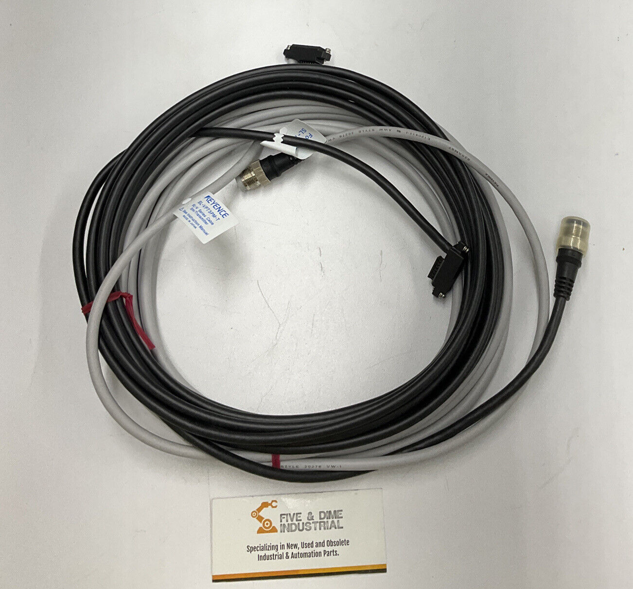 Keyence SL-VPT5PM-T Transmitter & SL-VPT5PM-R 5M Receiver Cables (CBL122)