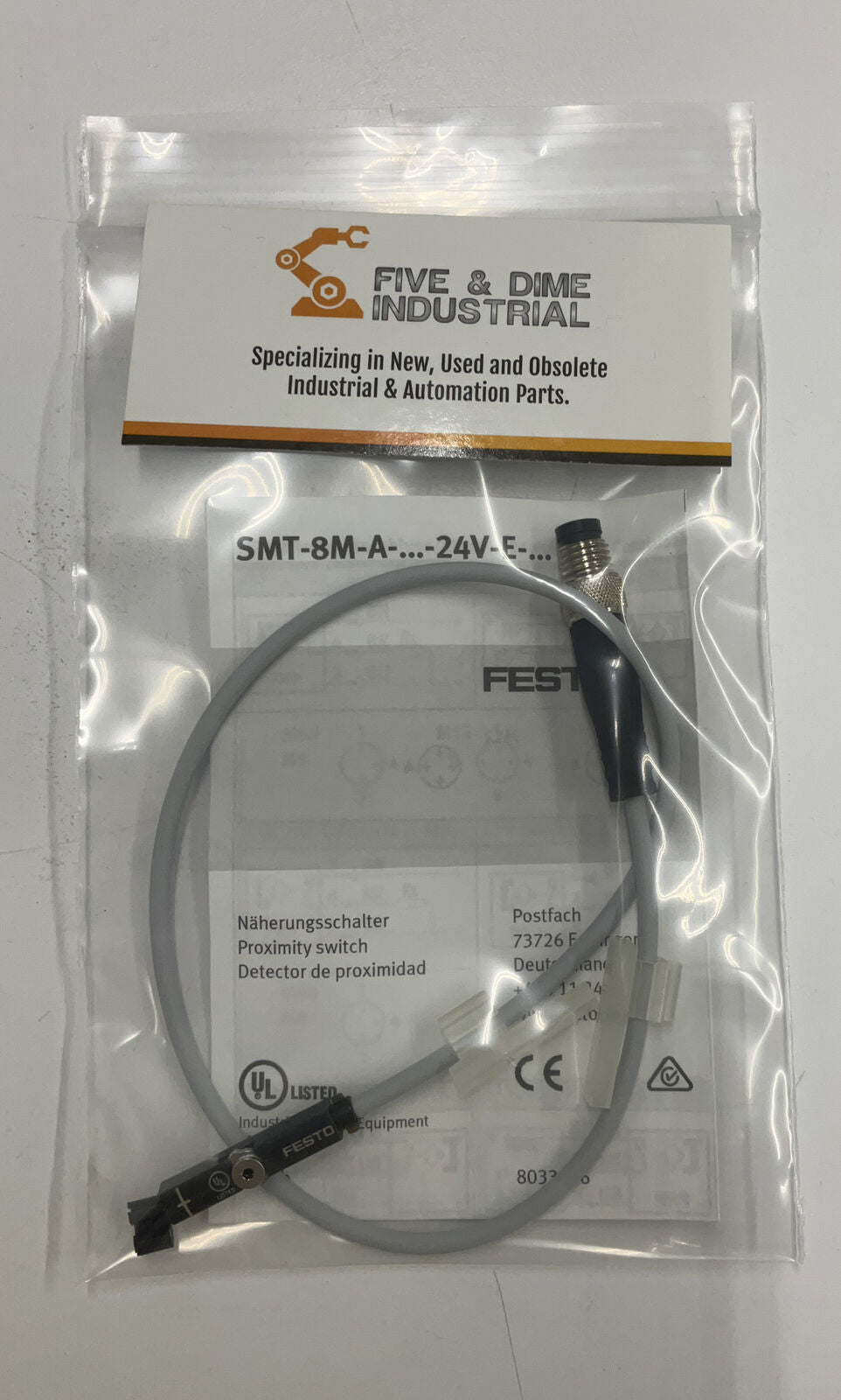 Festo SMT-8M-A-24V-E Proximity Sensor (CL157)