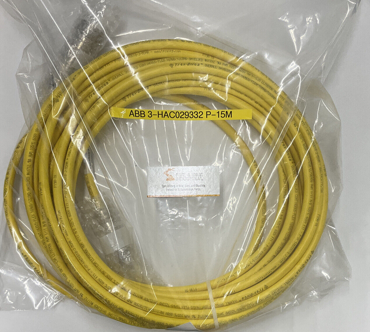ABB 3 HAC029332 P-15M Control Power Cable 15 Meters (CBL140)