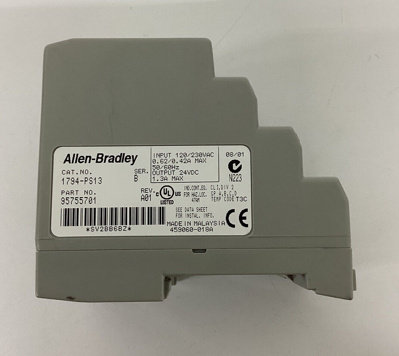 Allen Bradley 1794-PS13 Flex Power Supply 24VDC (GR206) - 0