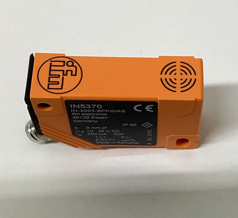 IFM  IN5370 / IN-3003-BPKG/AS-610 TPS Proximity Sensor 10-36V/DC (YE186)