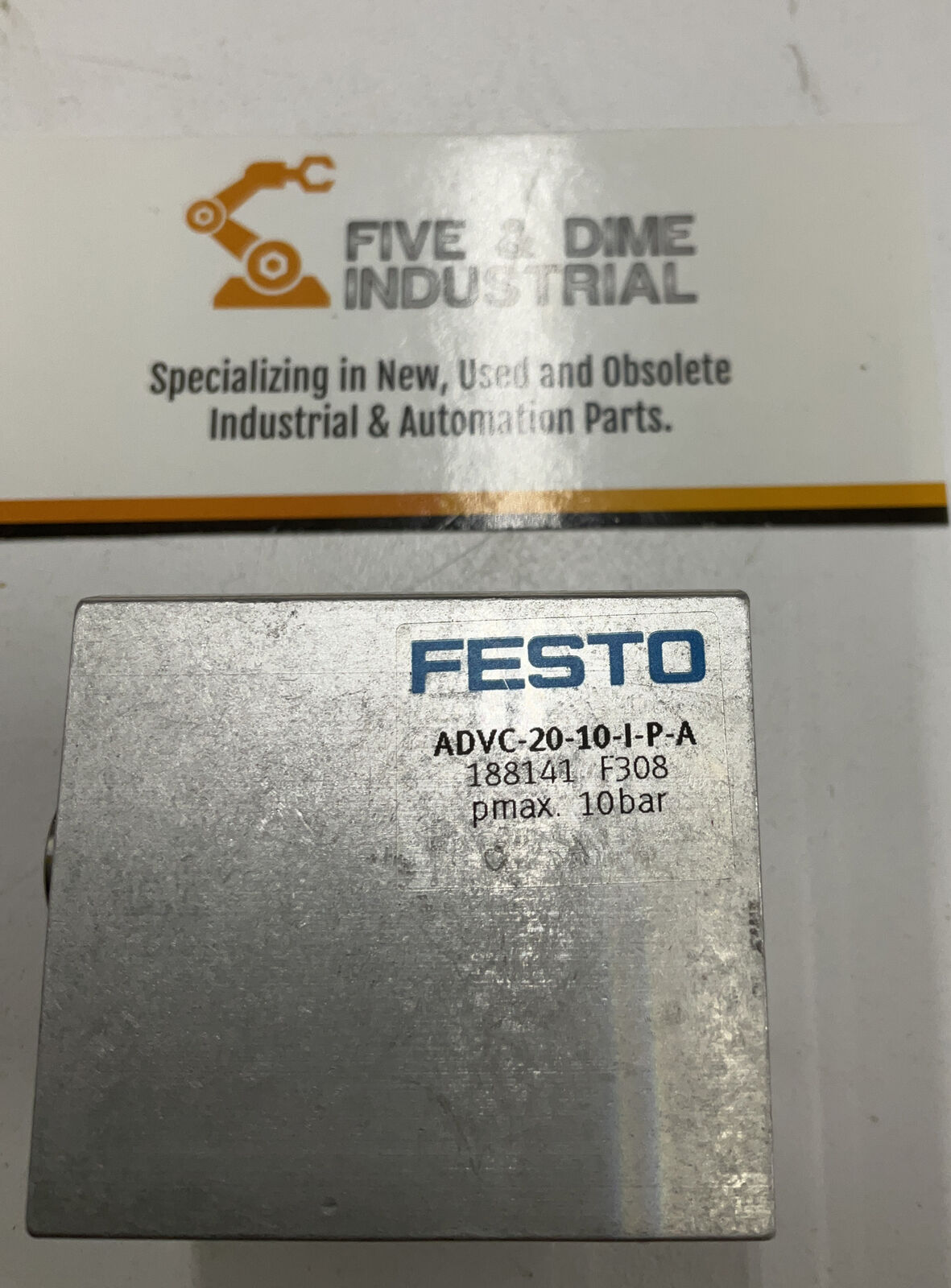 Festo ADVC-20-10-I-P-A Double Acting Pneumatic Cylinder 10bar (CL180) - 0
