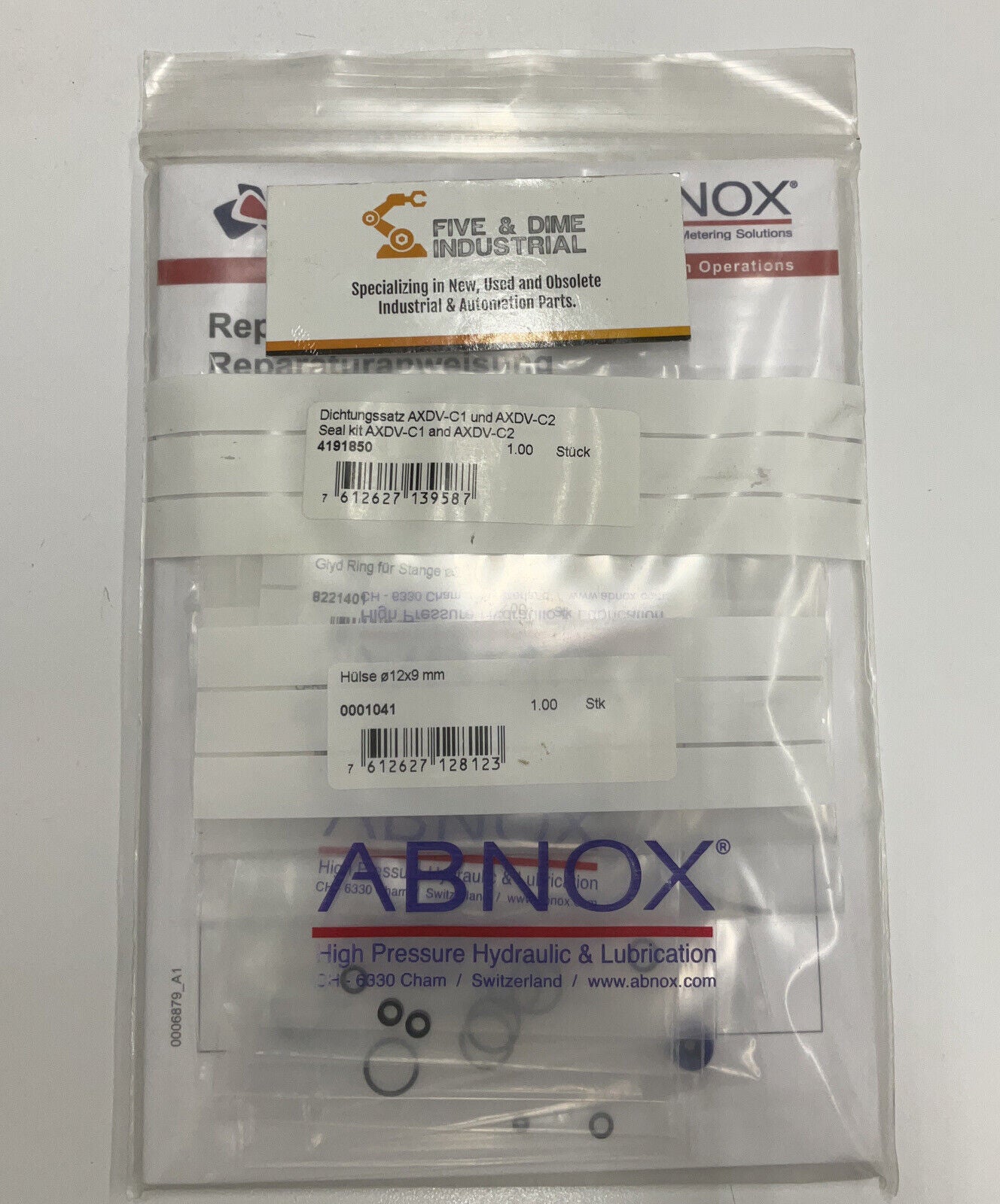 Abnox AXDV-C1 / AXDV-C2 Seal Kit For Volumetric Metering Valve (CL121)