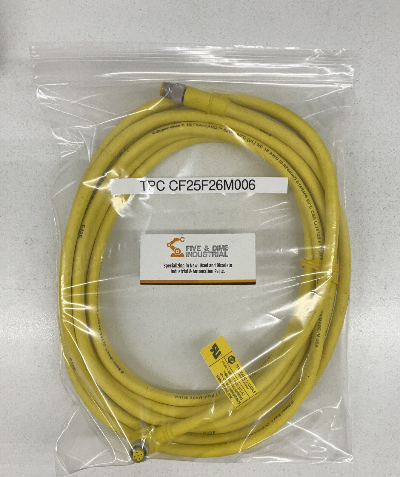 TPC CF25F26M006 SJ100 MICRO QUICK CONNECT CABLE 6M (CBL123)