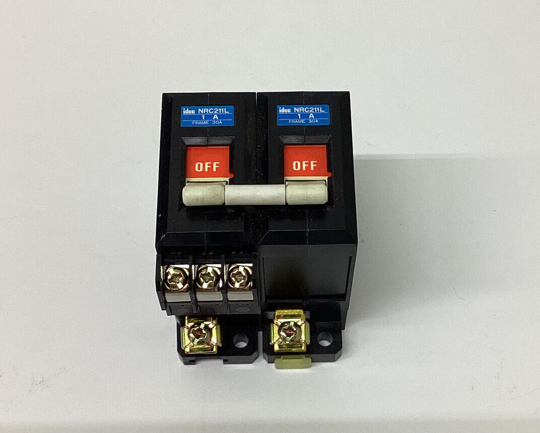 IDEC NRC211L-1A New 1AMP 2-Pole Circuit Breaker (YE154) - 0