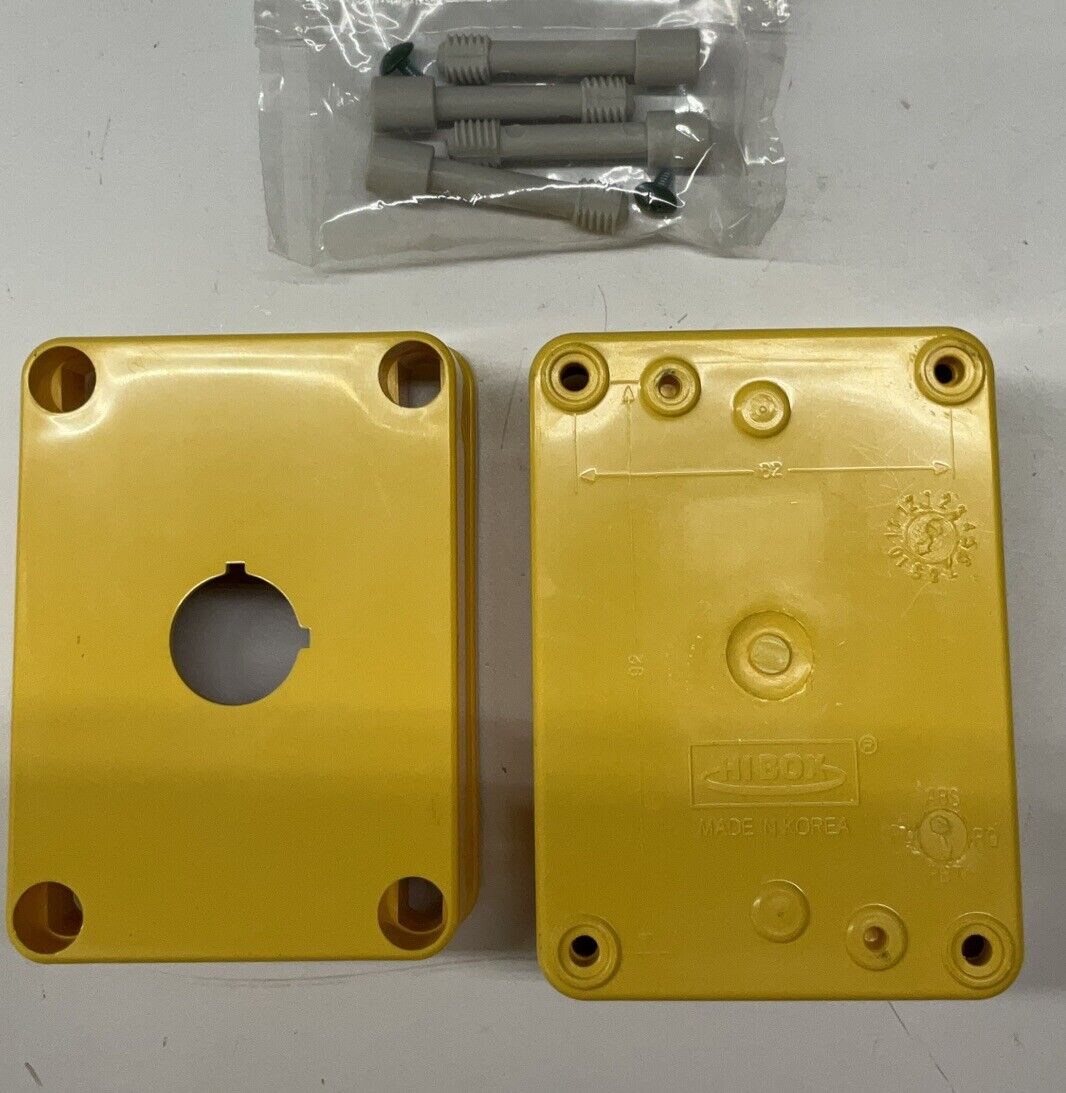 Allen Bradley 598-1PB22Y Yellow Push Button Enclosure (BL254) - 0