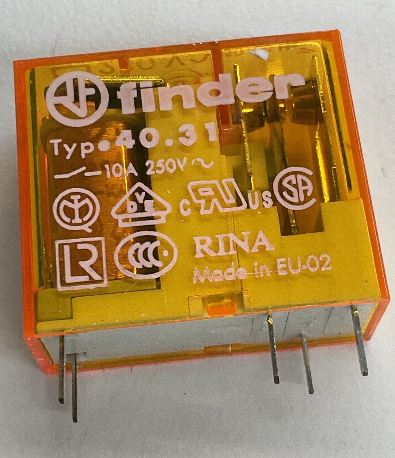 Finder 40.31-230 5-Pin Relay Type 40.31 10A, 230VAC (SH107) - 0