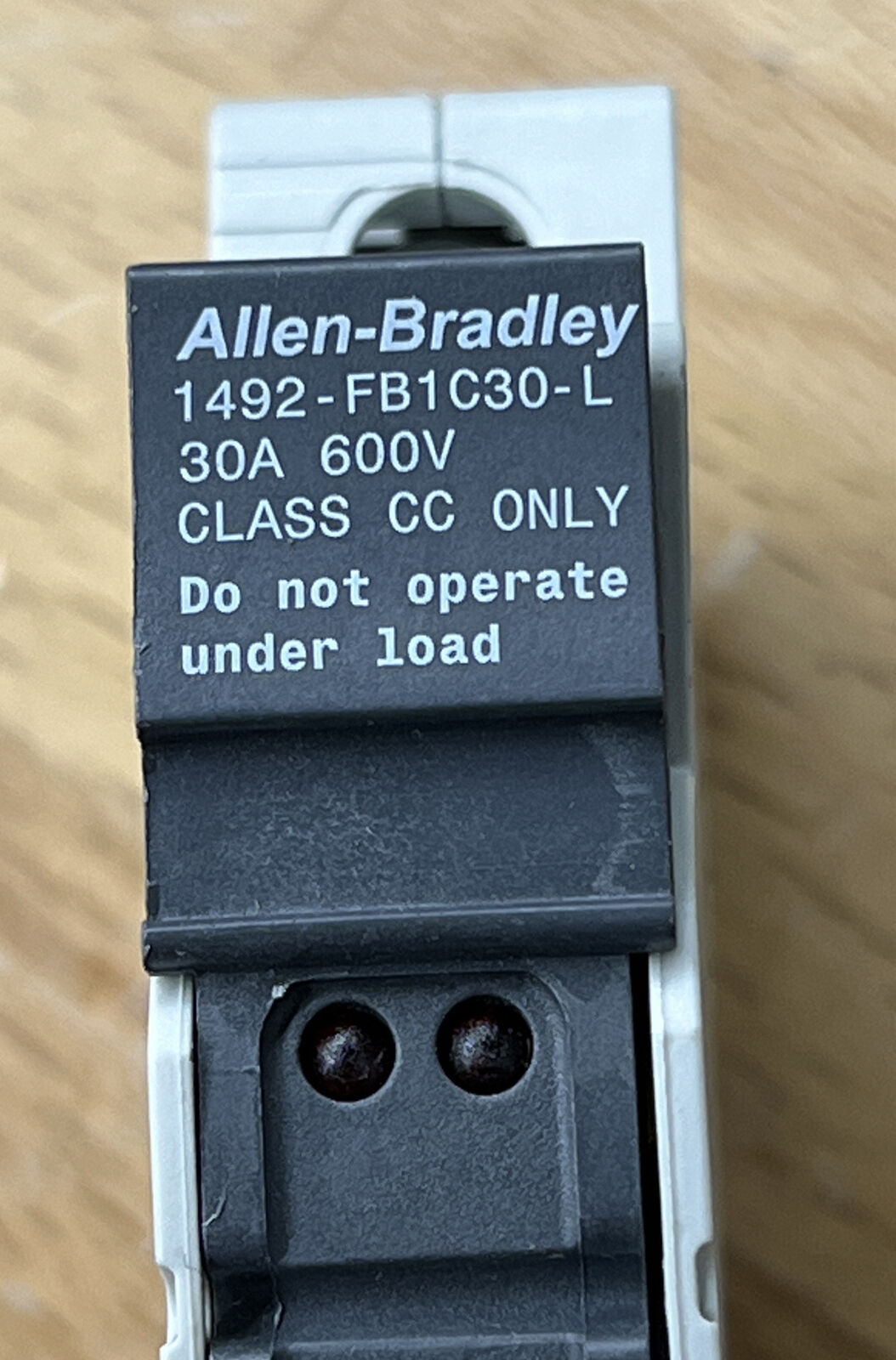 Allen Bradley 1492-fb1c30-l New Fuse Holder cc Class 30a 600v ac dc (RE239)