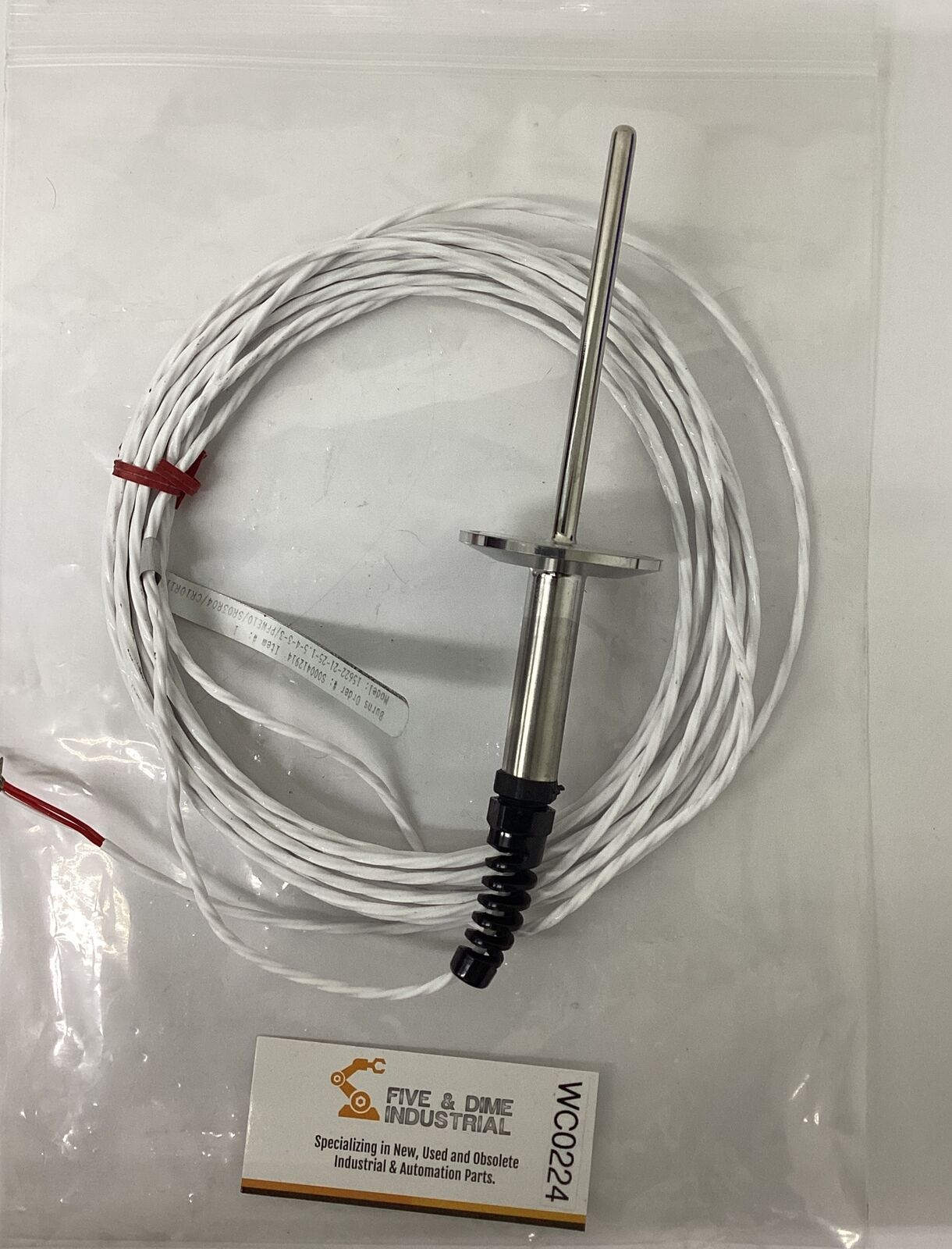 Burns Engineering 775852/ 511256 3-Wire Temperature Sensor 1.5'' Tri-Clamp BL269