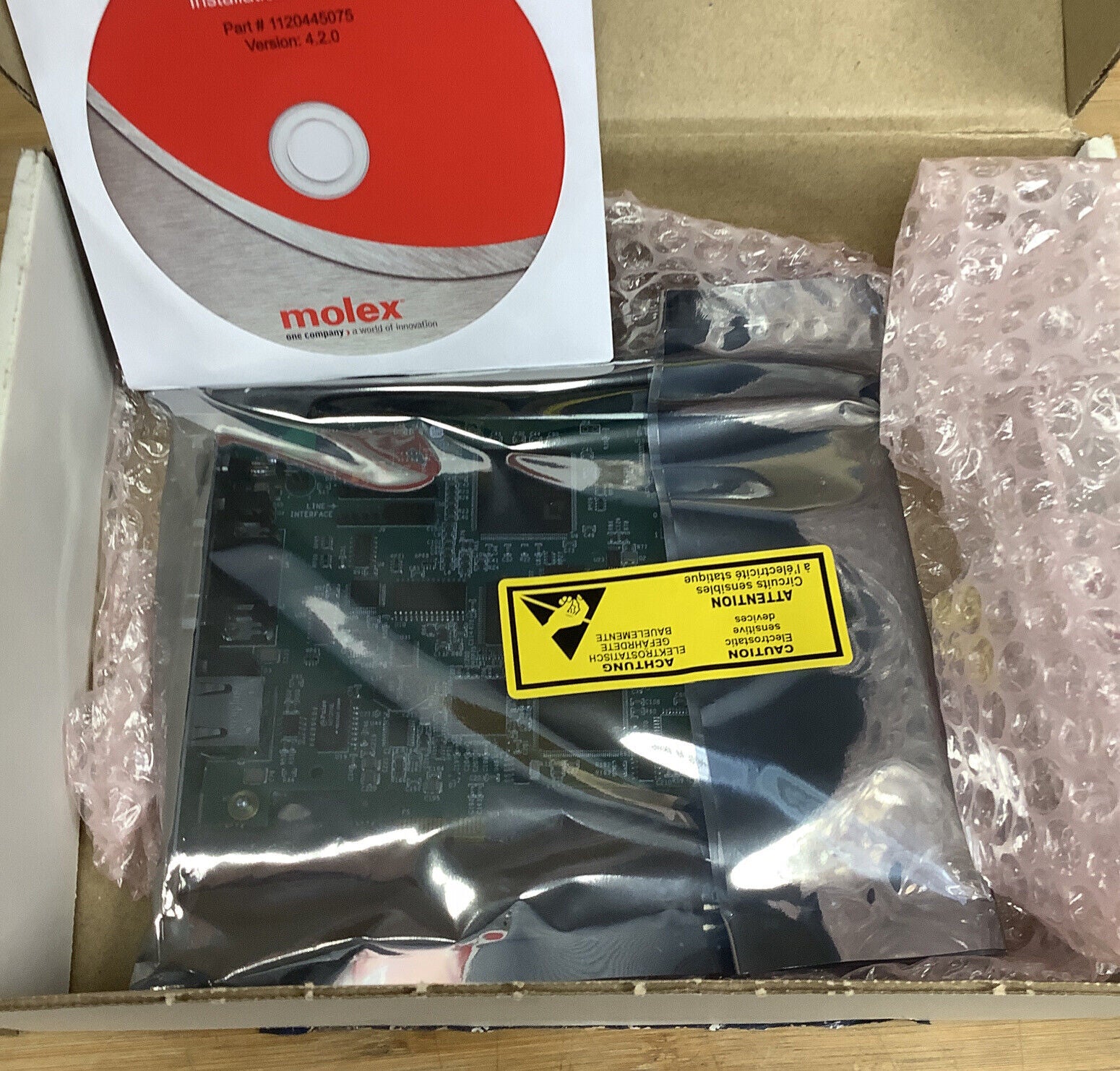 Molex Woodhead  drl-eip-pcie Interface Card and cd   (GR184)