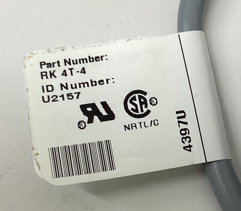 Turck RK-4T-4 / U2157 M12 Female Single End Cable 4-Meters (CBL152) - 0