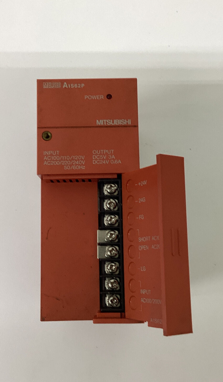 Mitsubishi A1S62P  Power Supply  24 VDC 3 Amps  (OV126) - 0