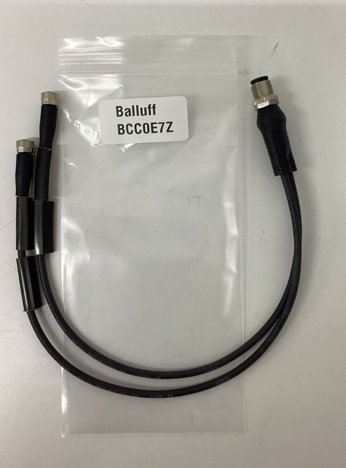 Balluff BCC0E7Z  M12 to M8 "Y" Splitter Cable 30cm (CBL168)