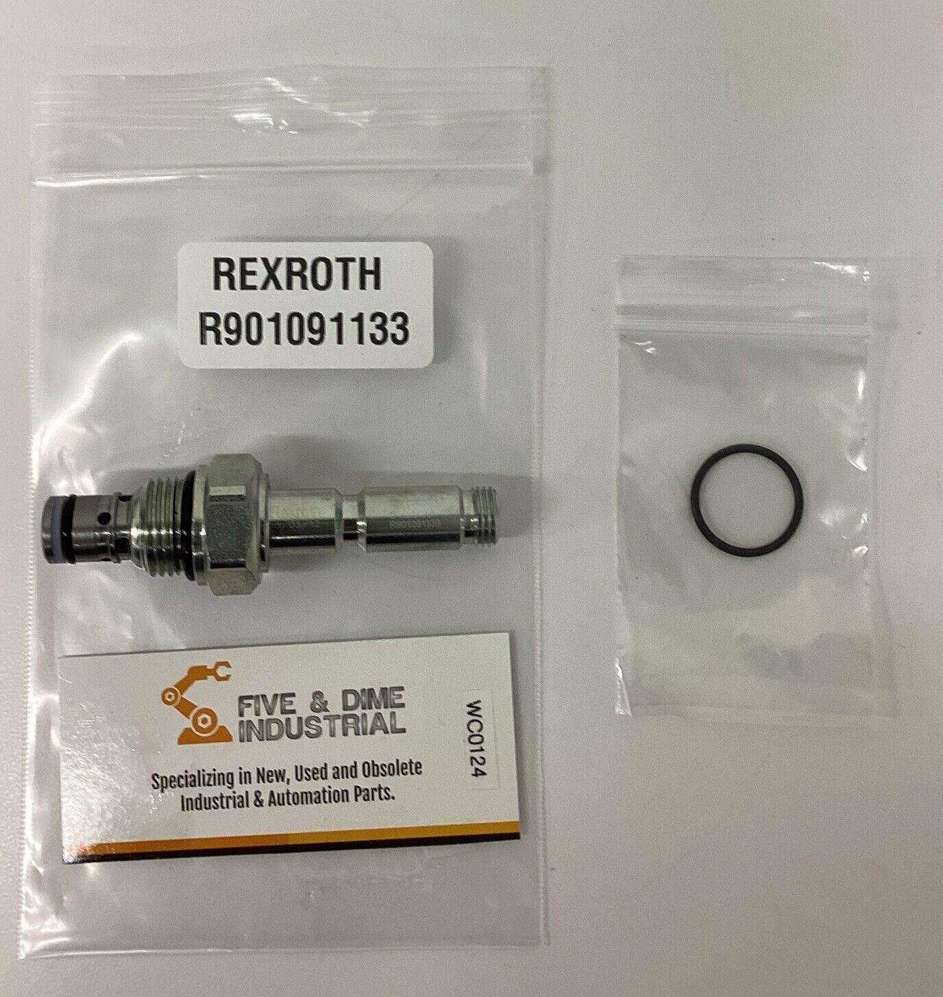 Rexroth Bosch R901091133 Solenoid Operated 2-way Hydraulic Valve (GR144)