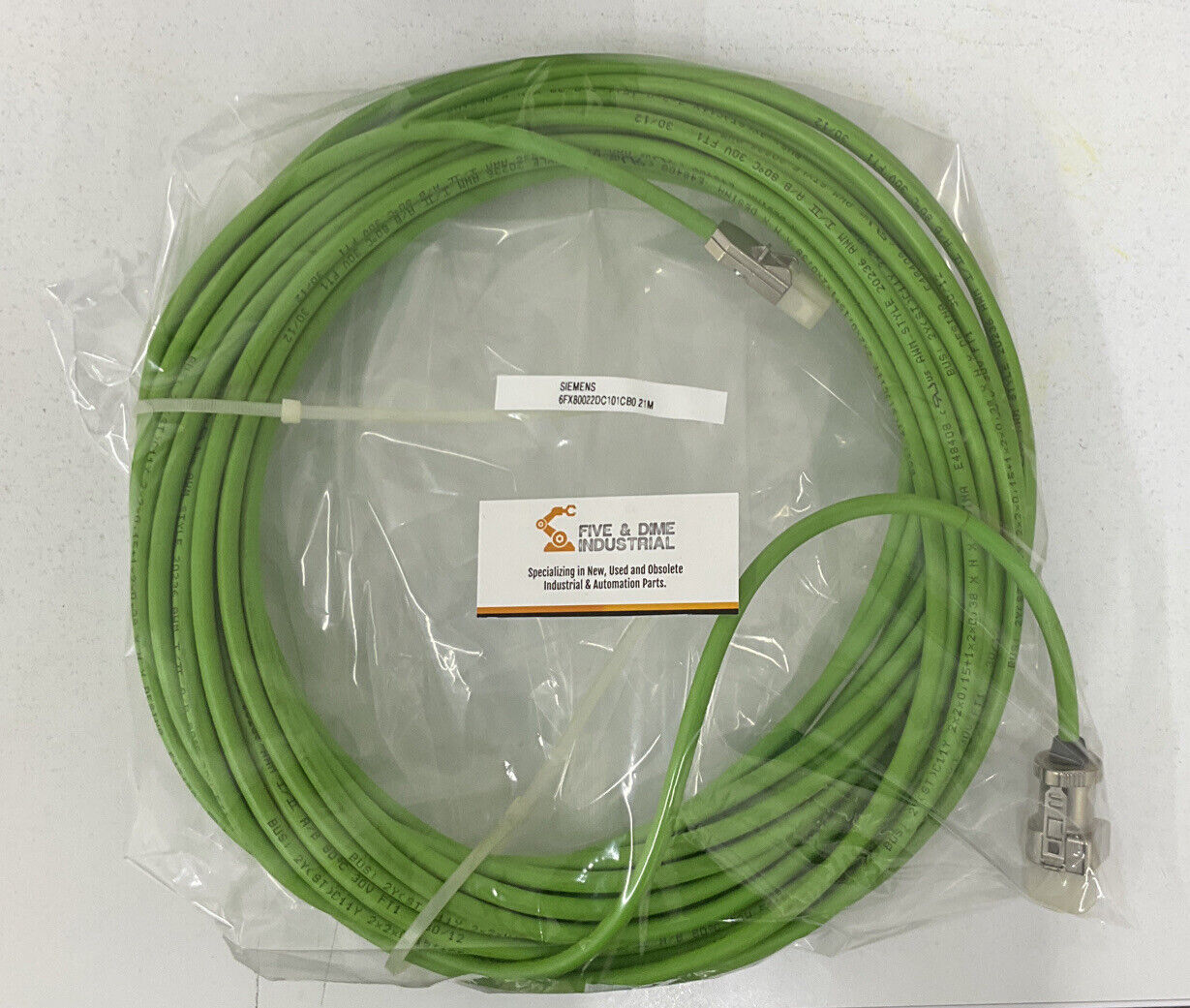 Siemens 6FX80022DC101CB0 Drive CLIQ Replacement Feedback Cable 21M (CBL128)