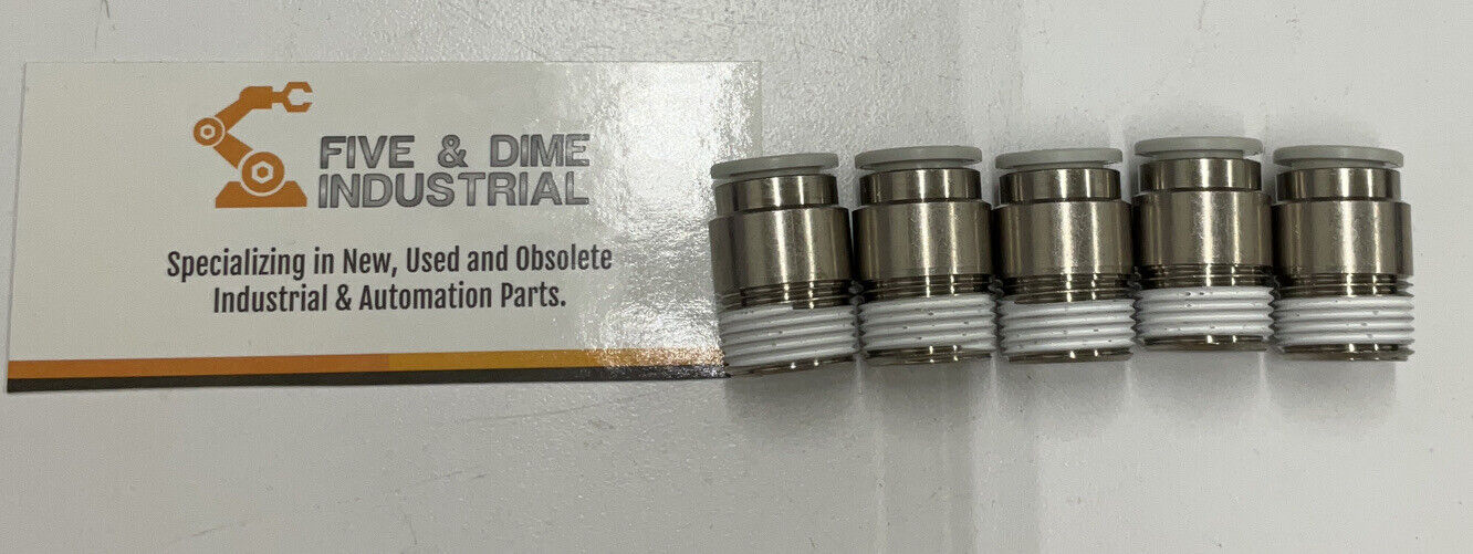 SMC KQ2S10-03NS 3/8" Lot of 5  Connector Male Fittings (CL155)