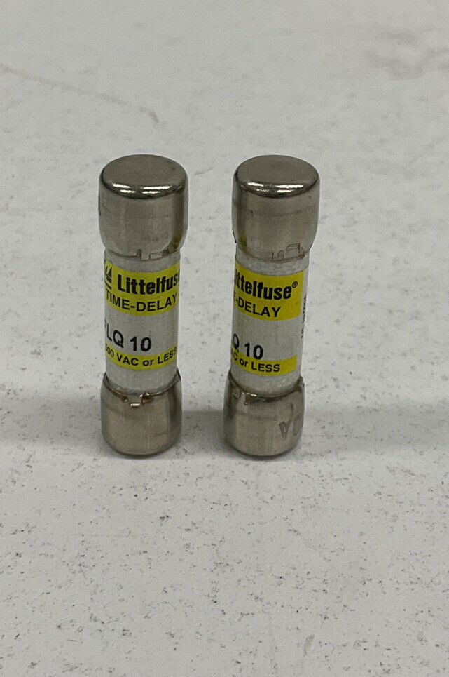 Littelfuse FLQ10 / FLQ-10  Lot of 2  10 Amp Fuses (BL261) - 0