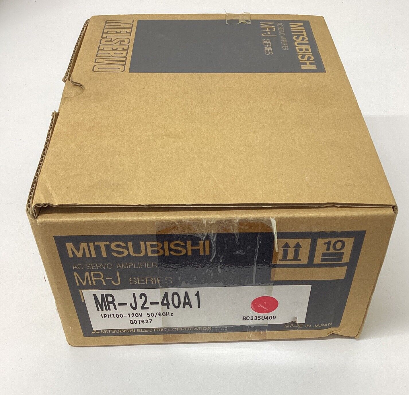 Mitsubishi MR-J2-40A1 400W, 1PH 100-120V AC Servo Drive (SH107)