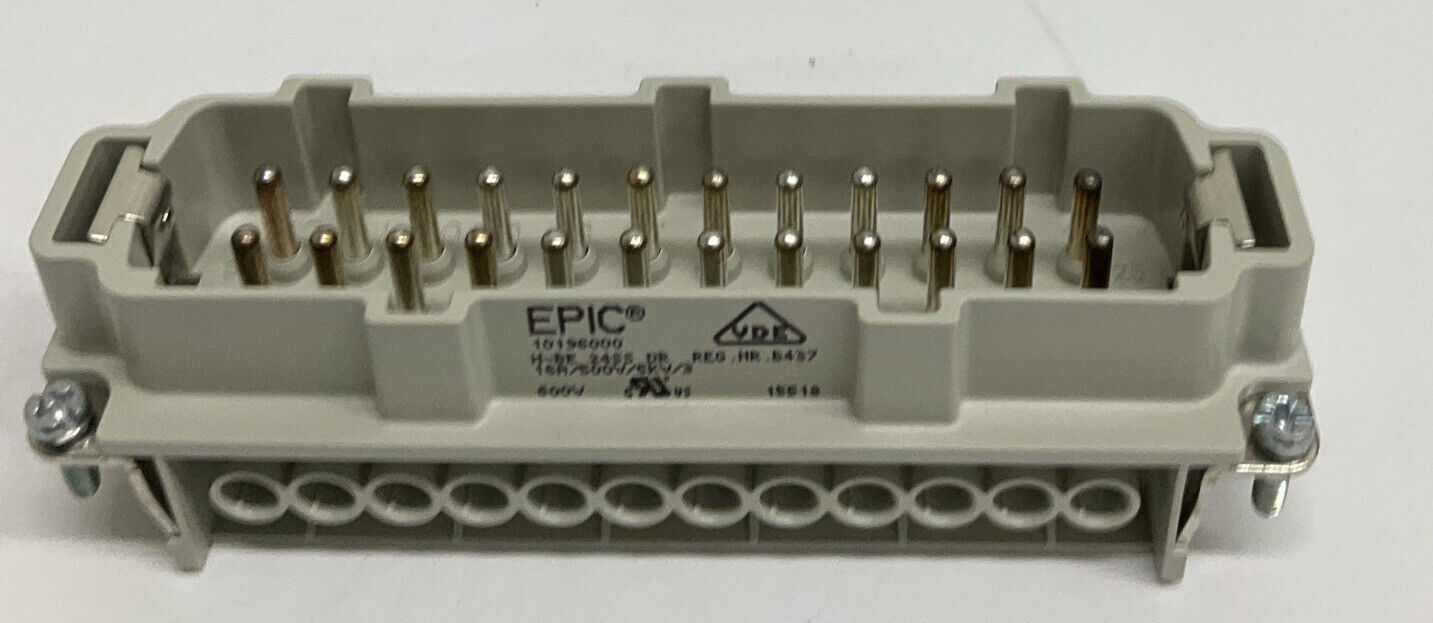 Lapp Epic 10.1960 / 10196000 24-Pin Male Connector Inset for HBE-24 (YE259) - 0