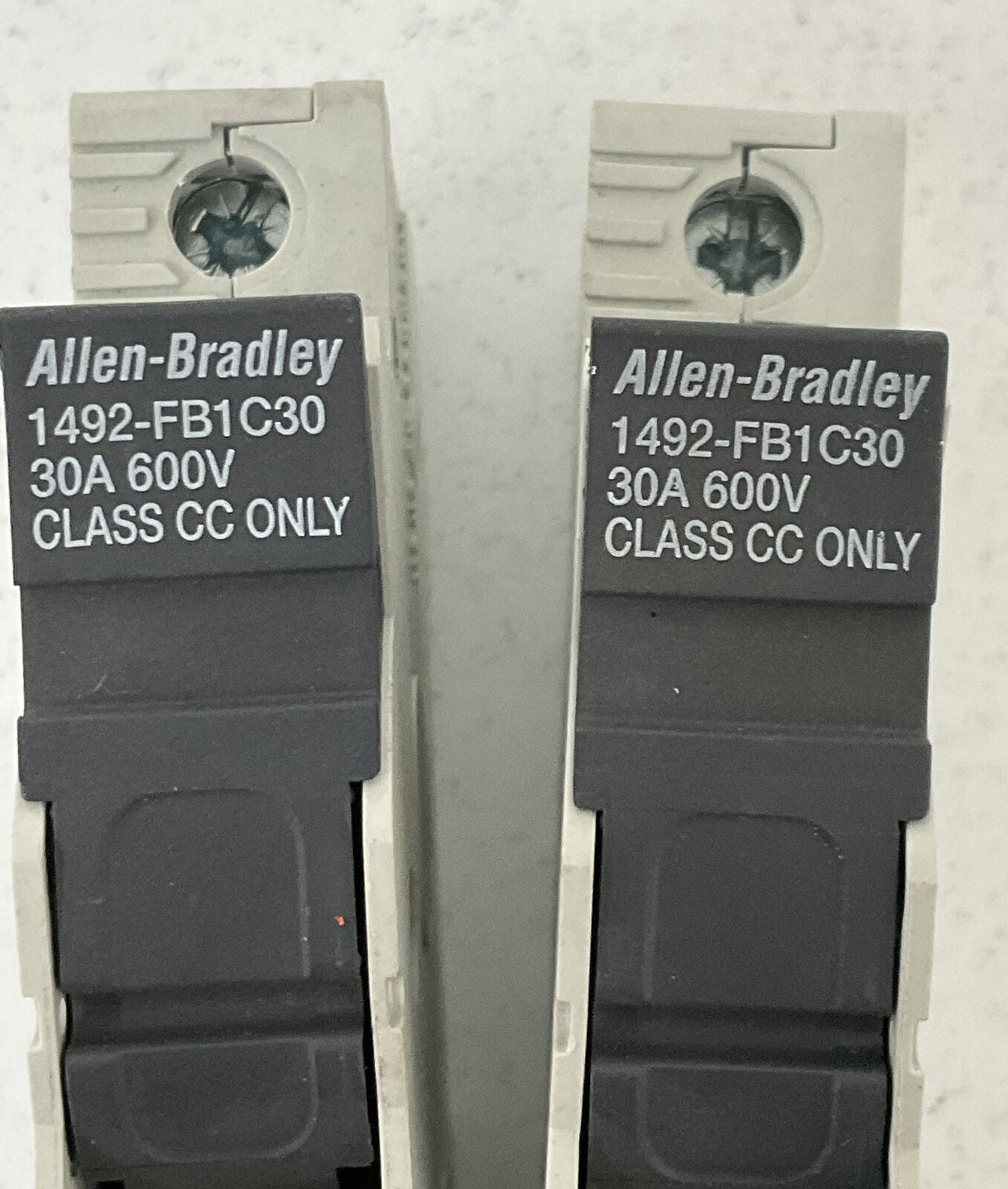 Allen Bradley 142-FB1C130 Lot of (2) Class CC Ser. B Fuse Holder (CL204) - 0