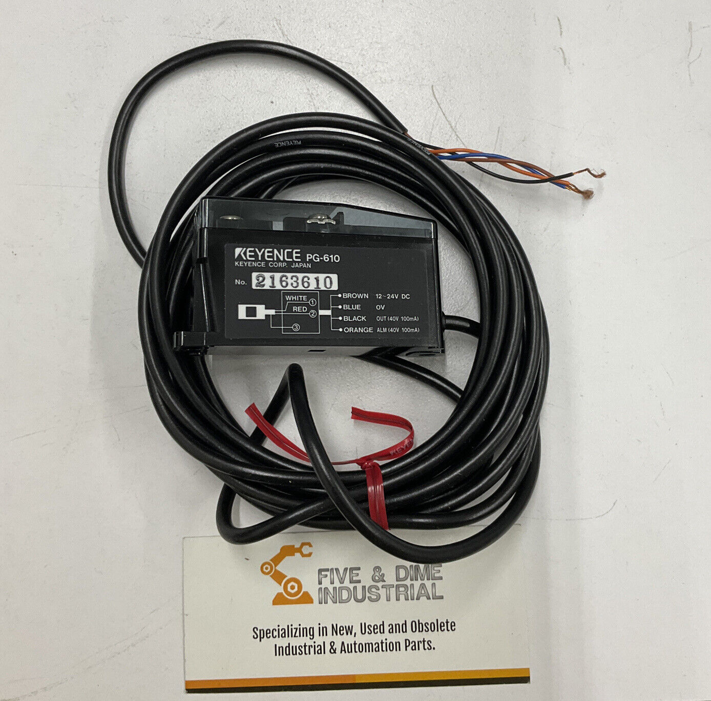 Keyence PG-610 Optical Fiber Sensor (YE224) - 0