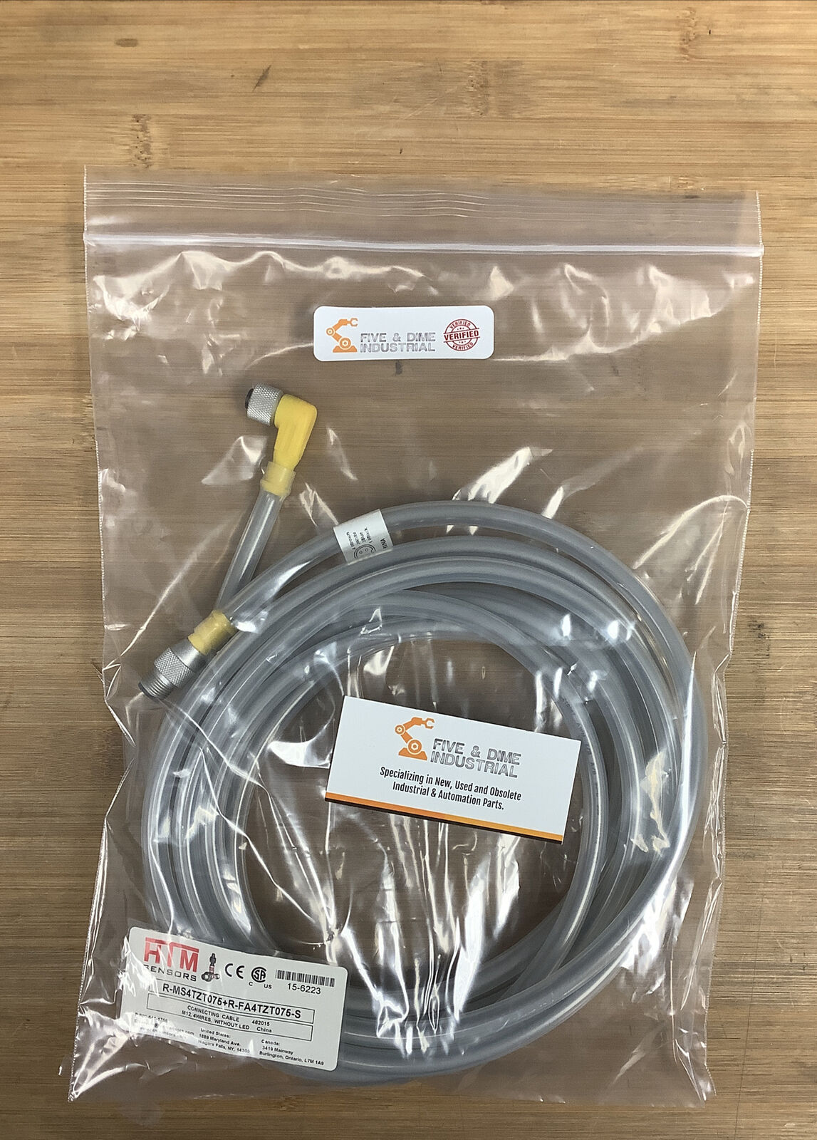 HTM Cable 15-6223 Male Straight Female 90° Weld Proof  (CBL112)