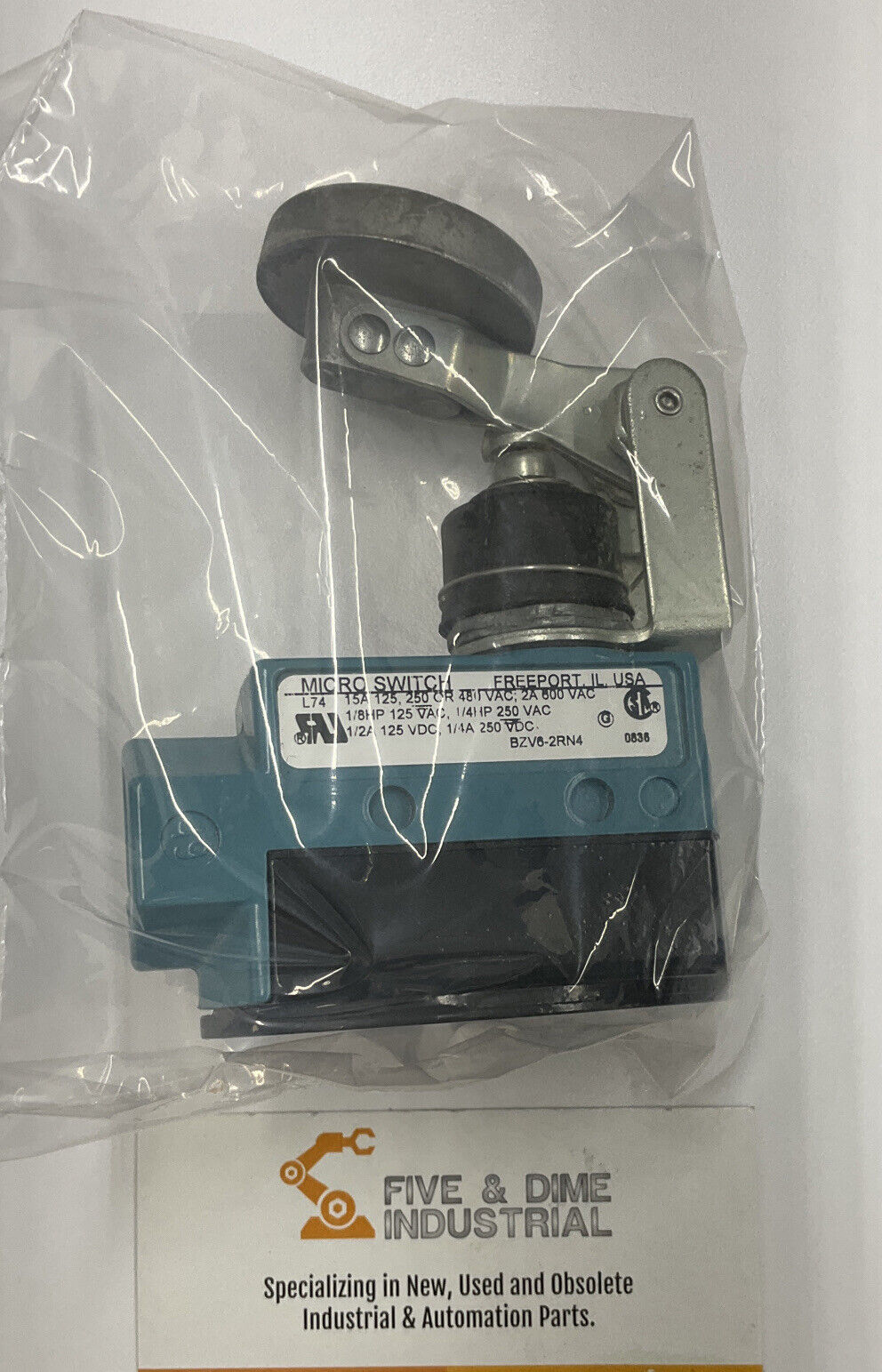 Honeywell BZV6-2RN4 New Micro Switch 15A (BL238)