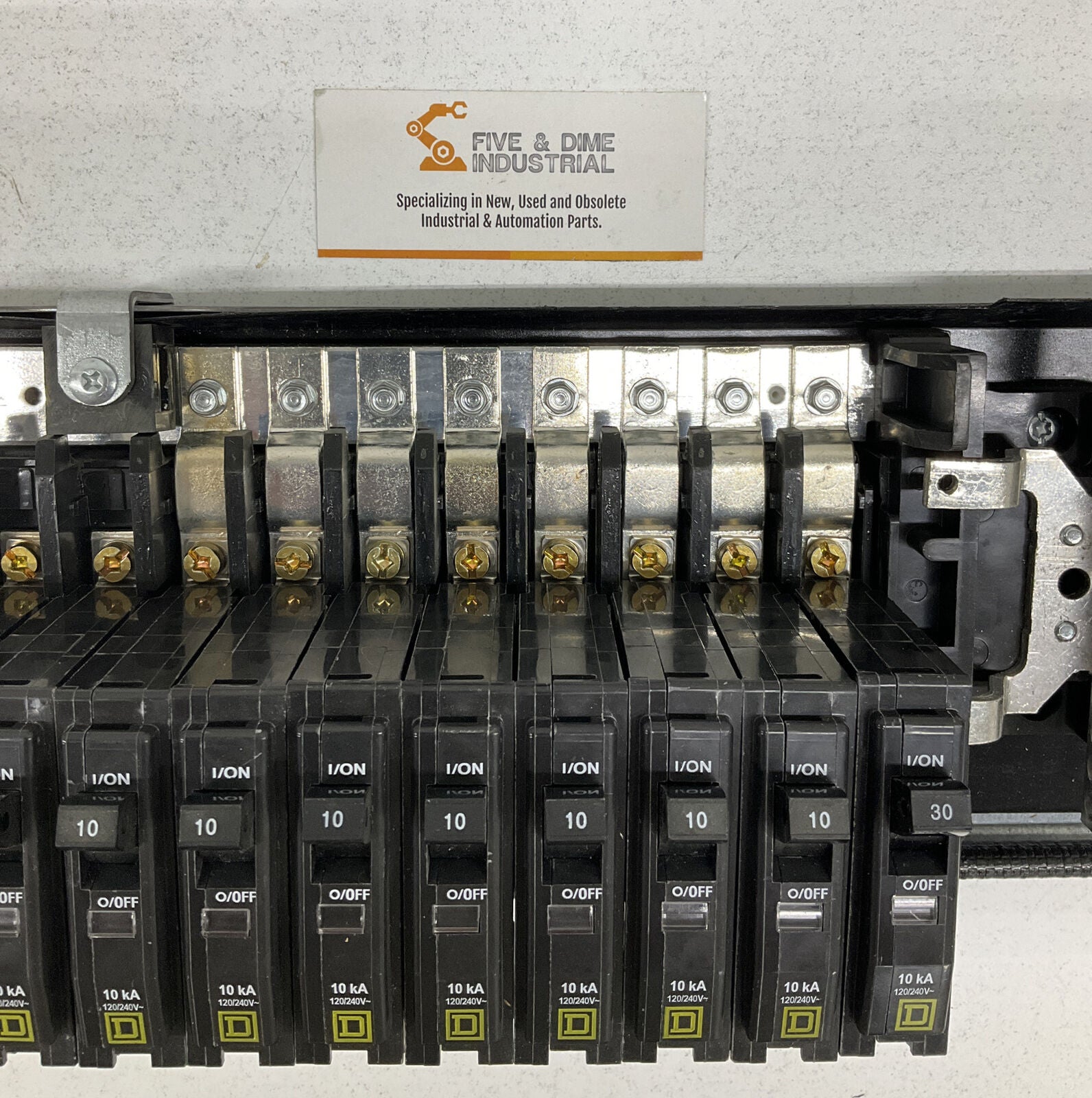 Square D NQM810M1CSB8 Panelboard  100A w/ (16) DP-4075 Circuit Breakers - OV110