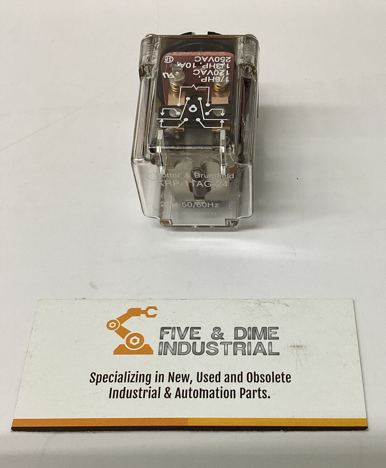 Potter Brumfield  KRP-11AG-24  24VAC  8-Pin Relay (CL241)