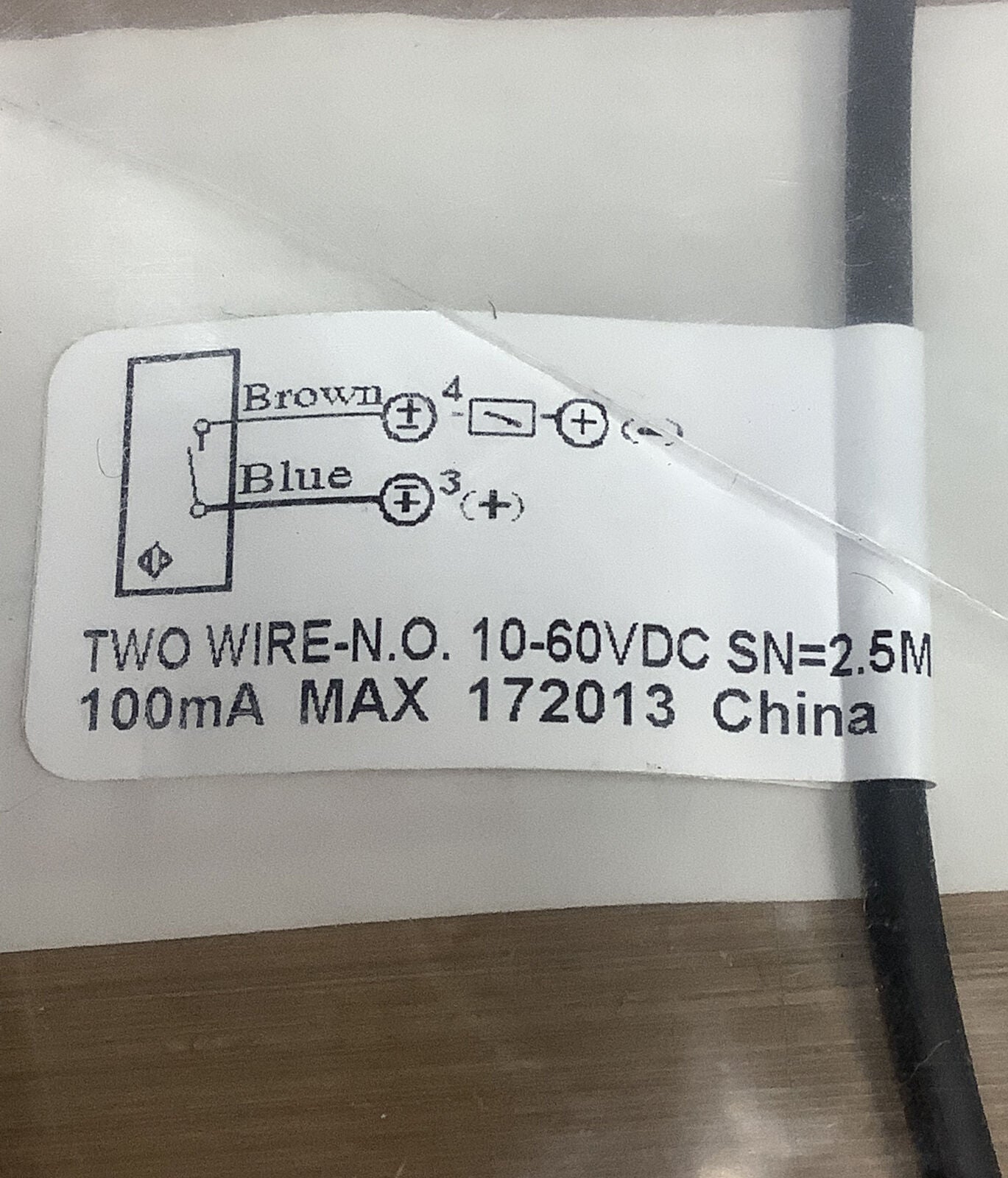 HTM Inductive Proximity Sensor MQP2-882.5C-A2L5T 2-Wire NO 10-60VDC (CBL101) - 0