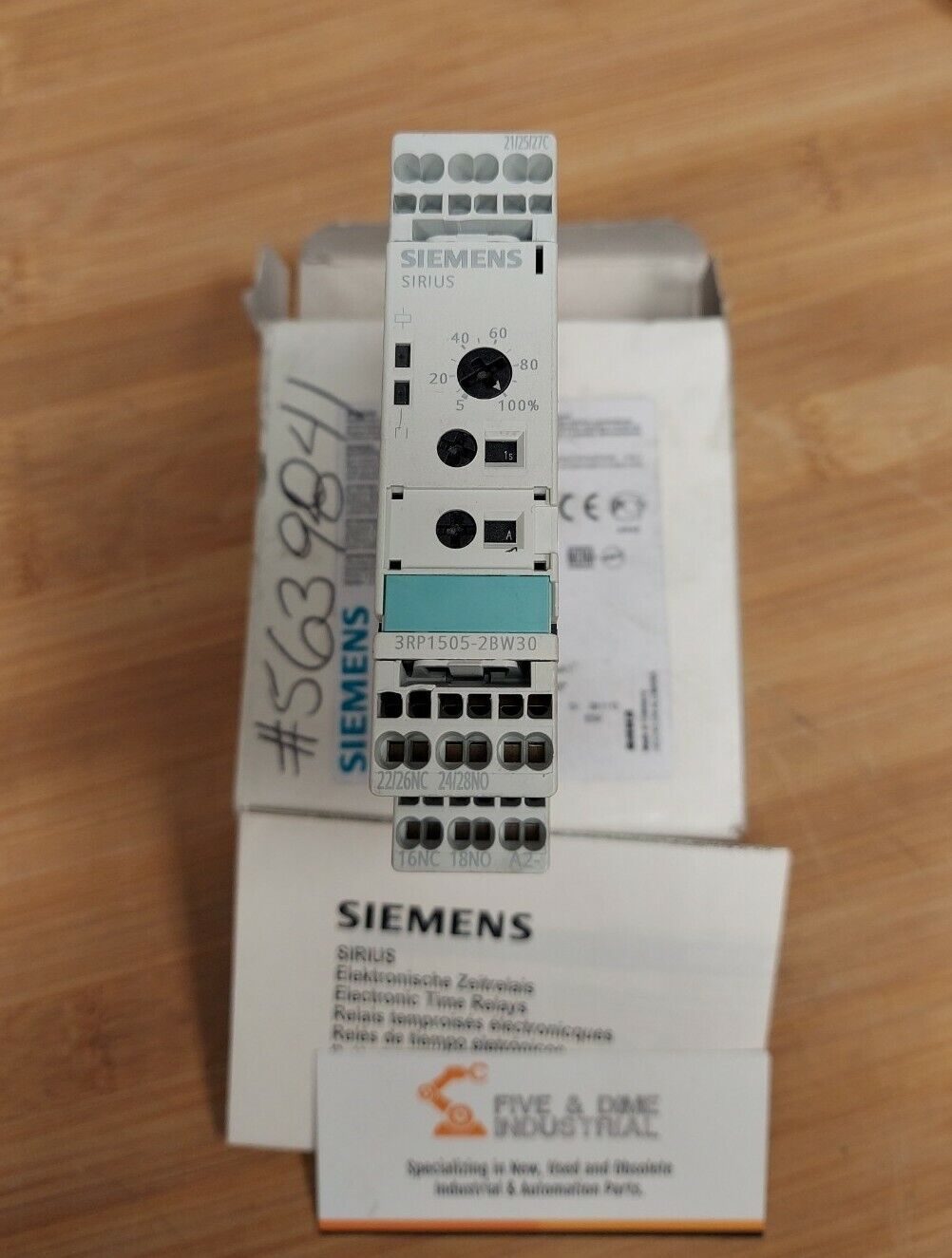 Siemens 3RP1505-2BW30 PLC Solid State Timer Relay   (YE123)